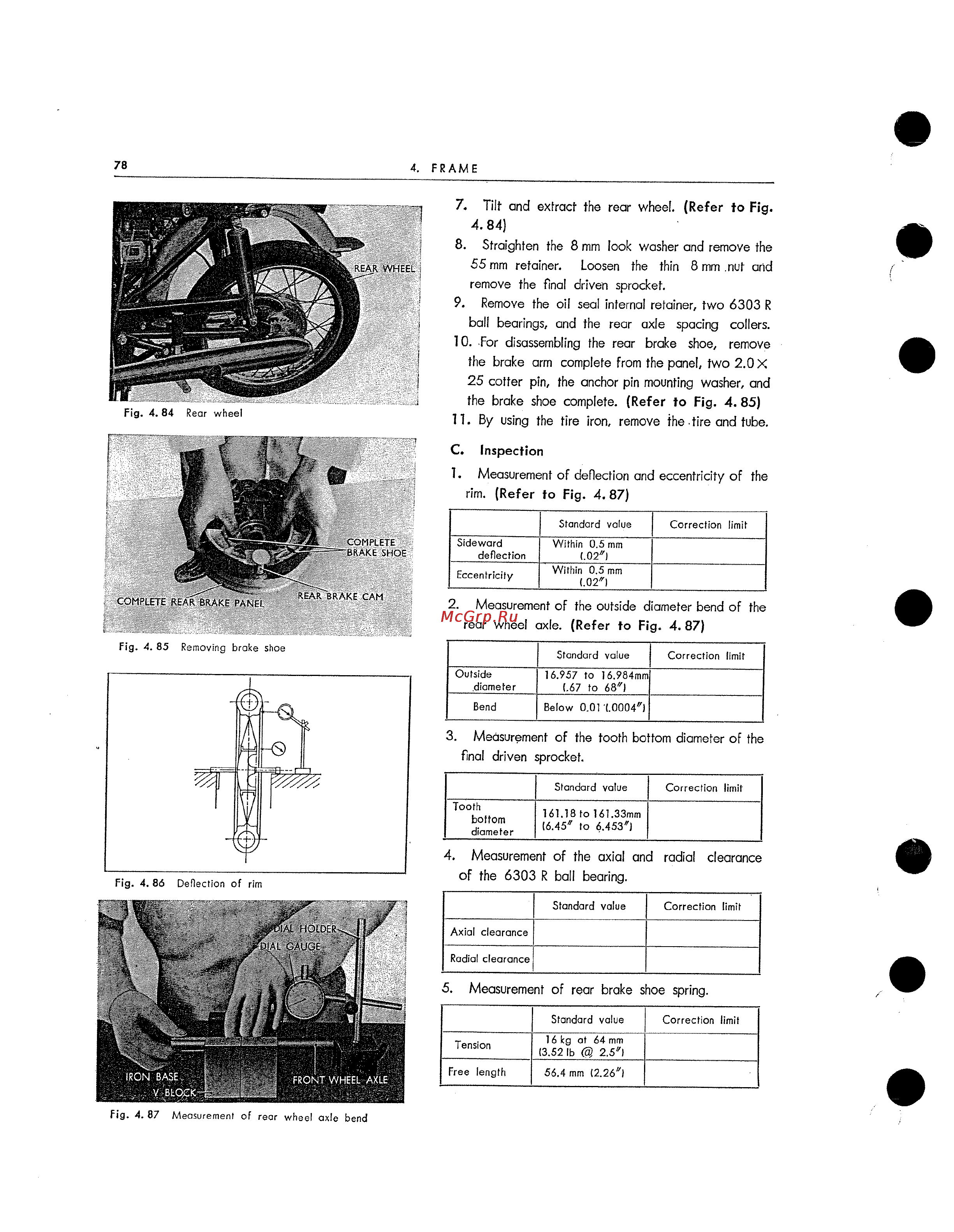 Honda CB125 CB160 (1972) [84/139] Refer to fig 4 85