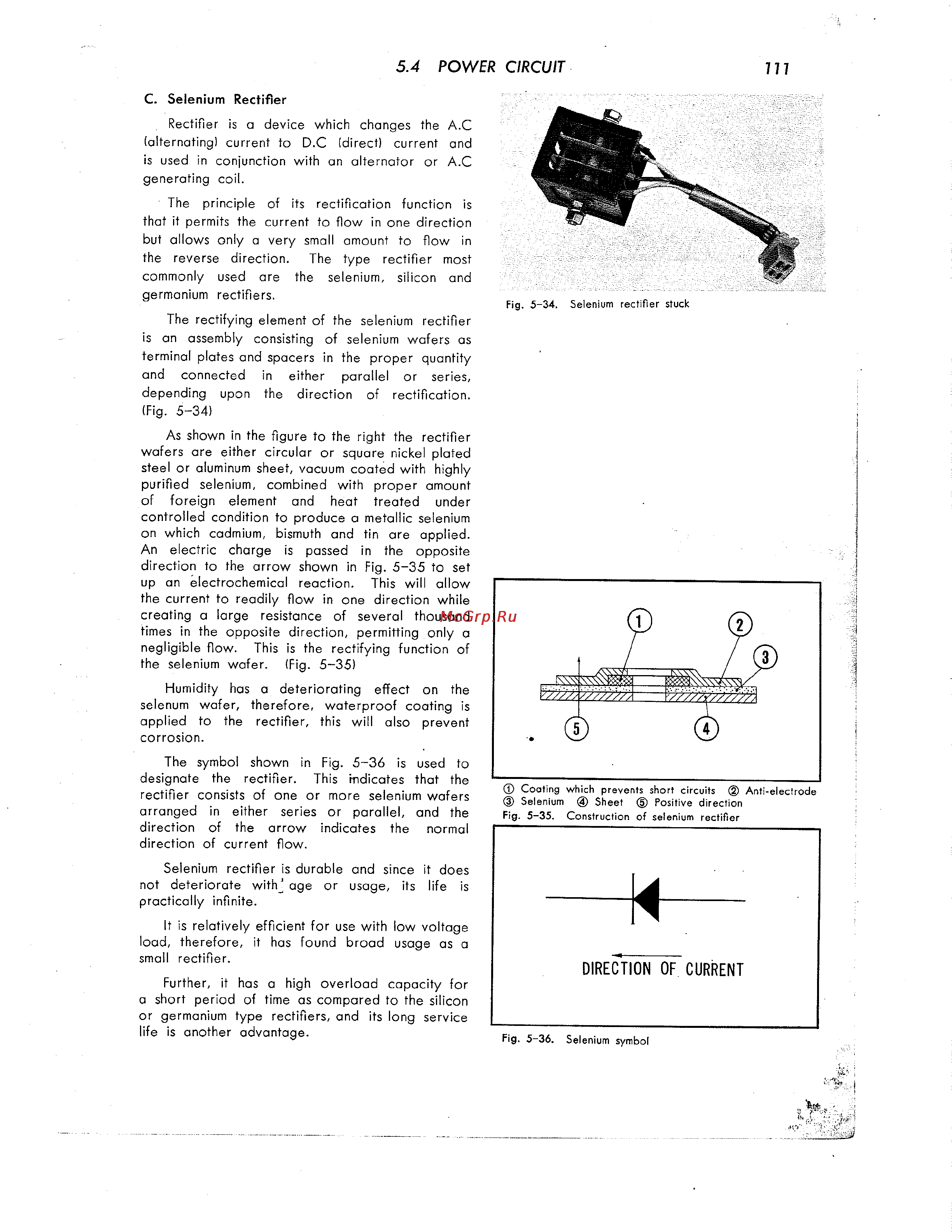 Honda CB350 CL350 [122/219] Power circuit