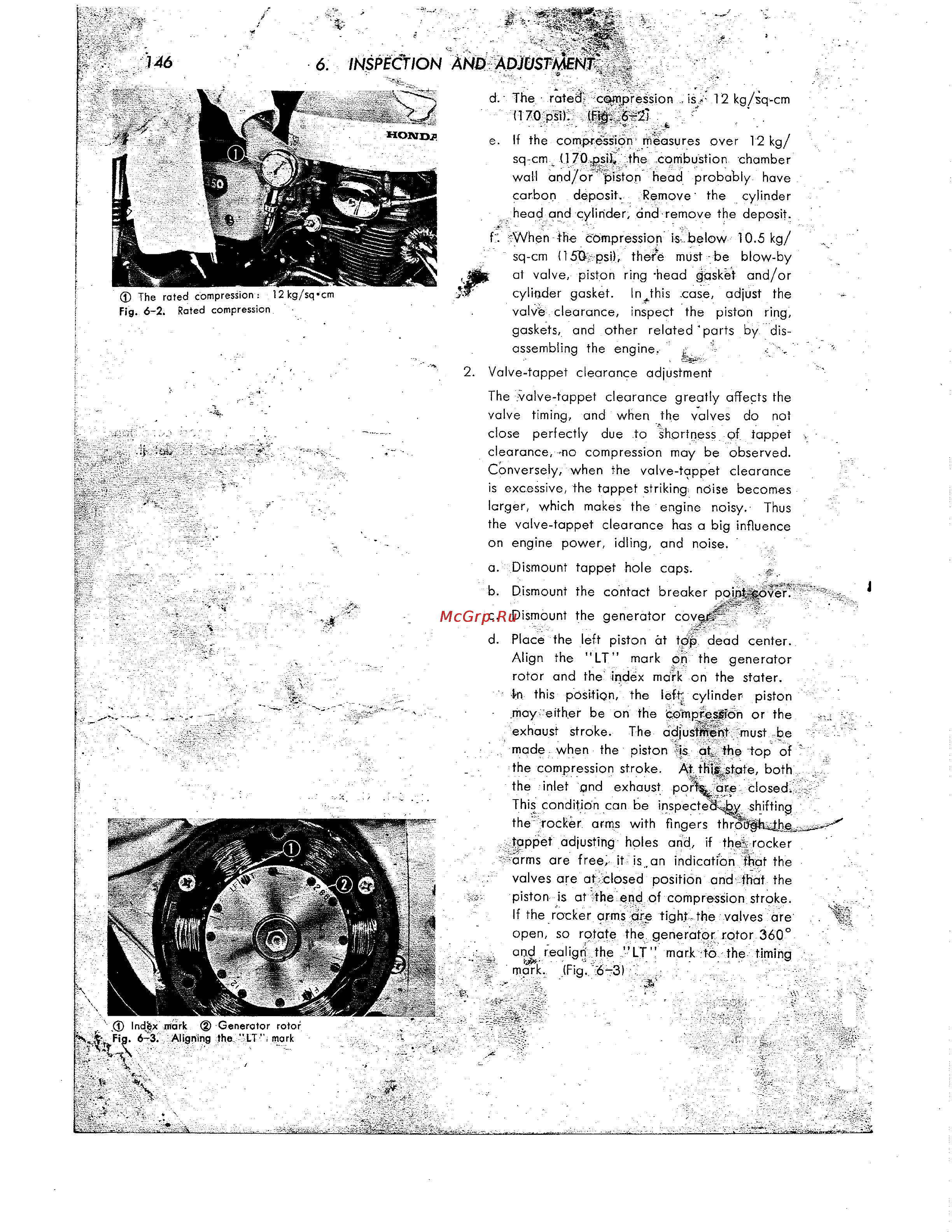 Honda CB350 CL350 [157/219] And adjustment