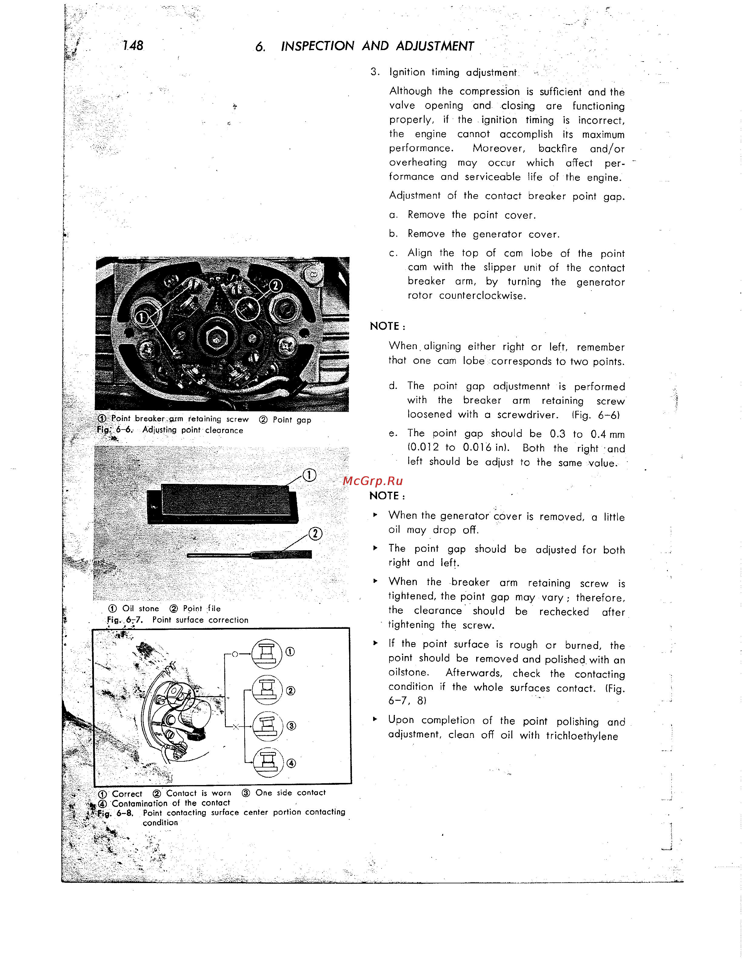 Honda CB350 CL350 [159/219] Inspection and adjustment