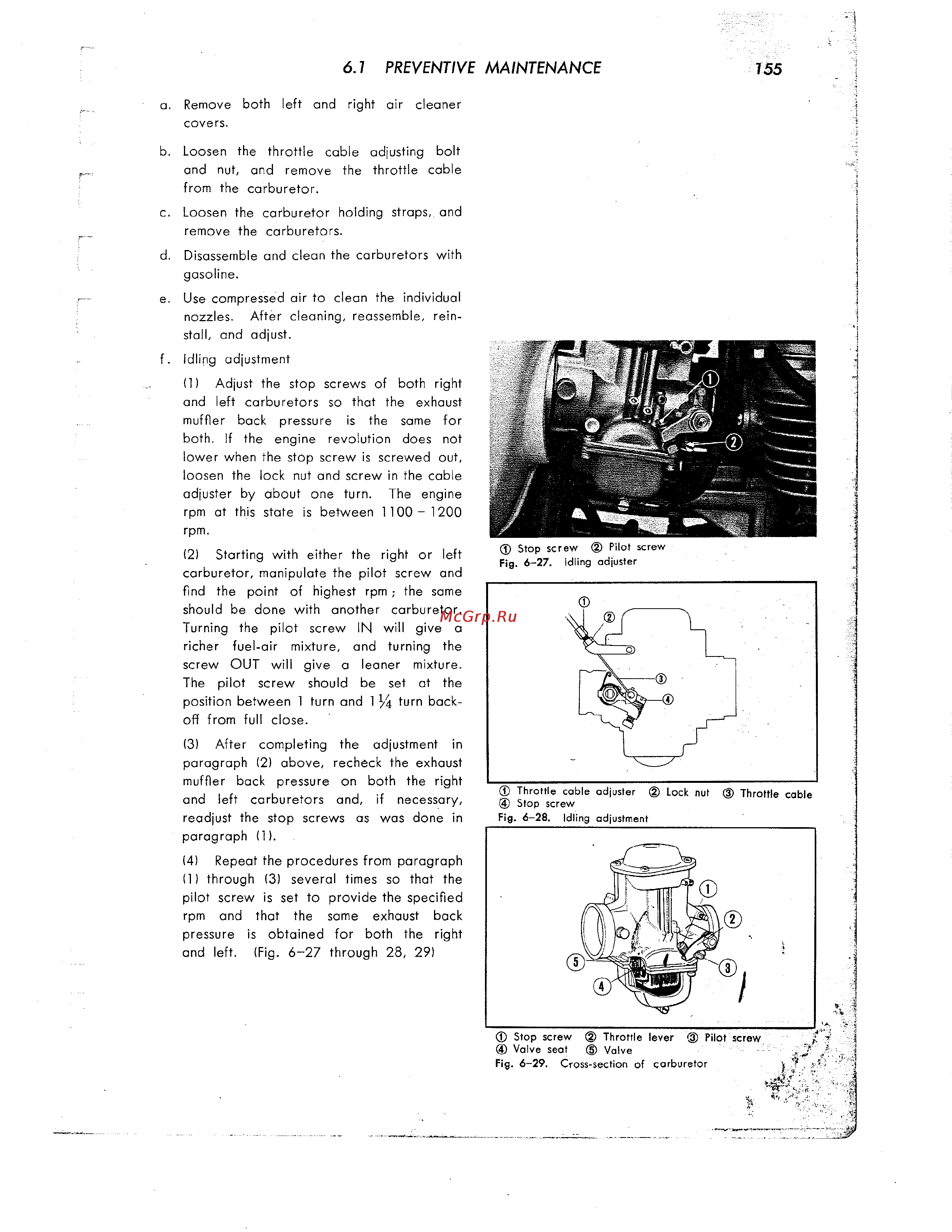Honda CB350 CL350 [166/219] Preventive maintenance 155