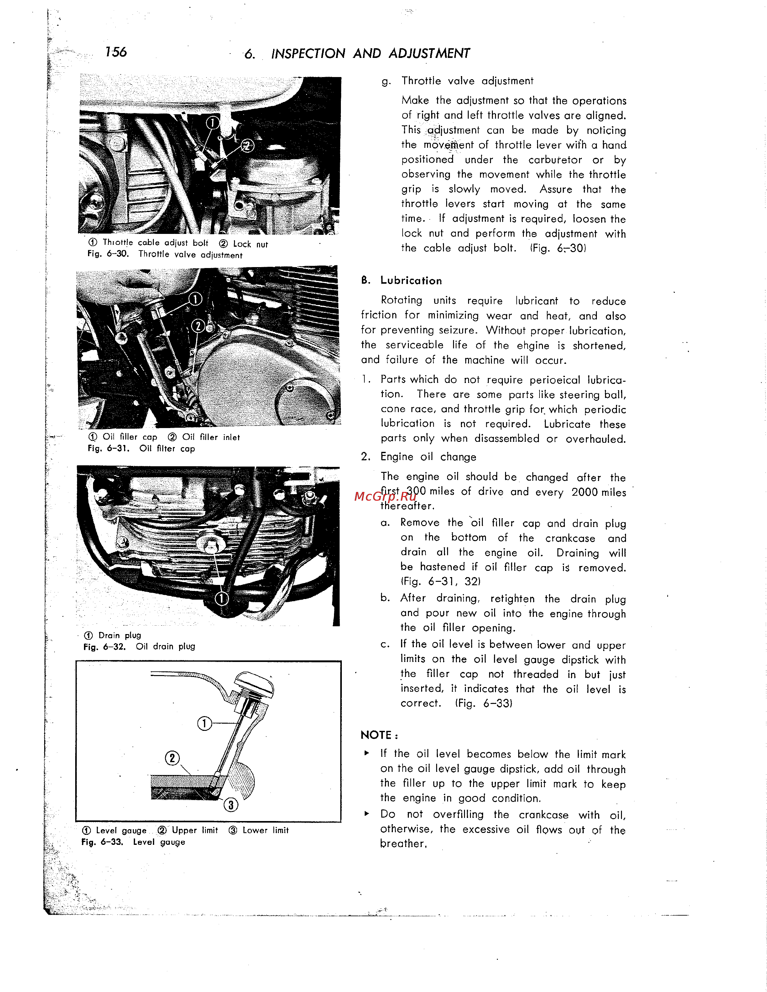Honda CB350 CL350 [167/219] And adjustment 6 inspection 756