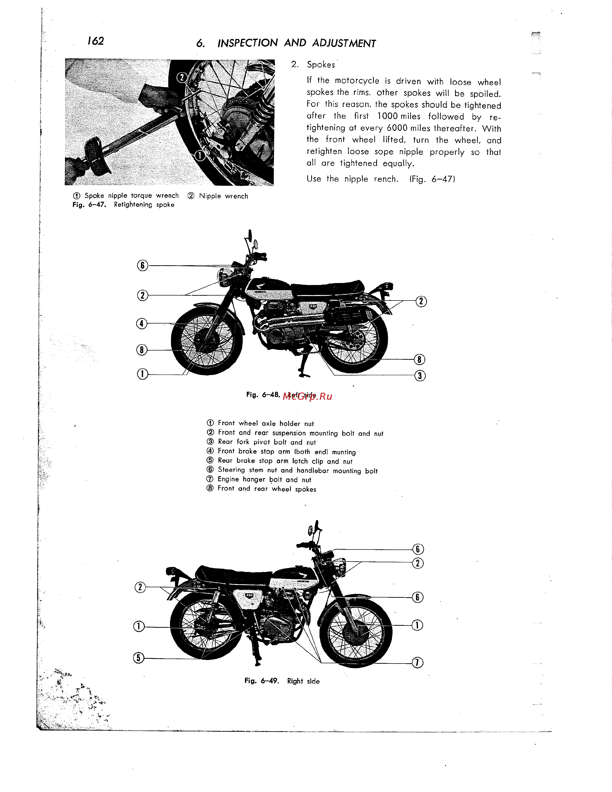 Honda CB350 CL350 [173/219] Inspection and adjustment 162