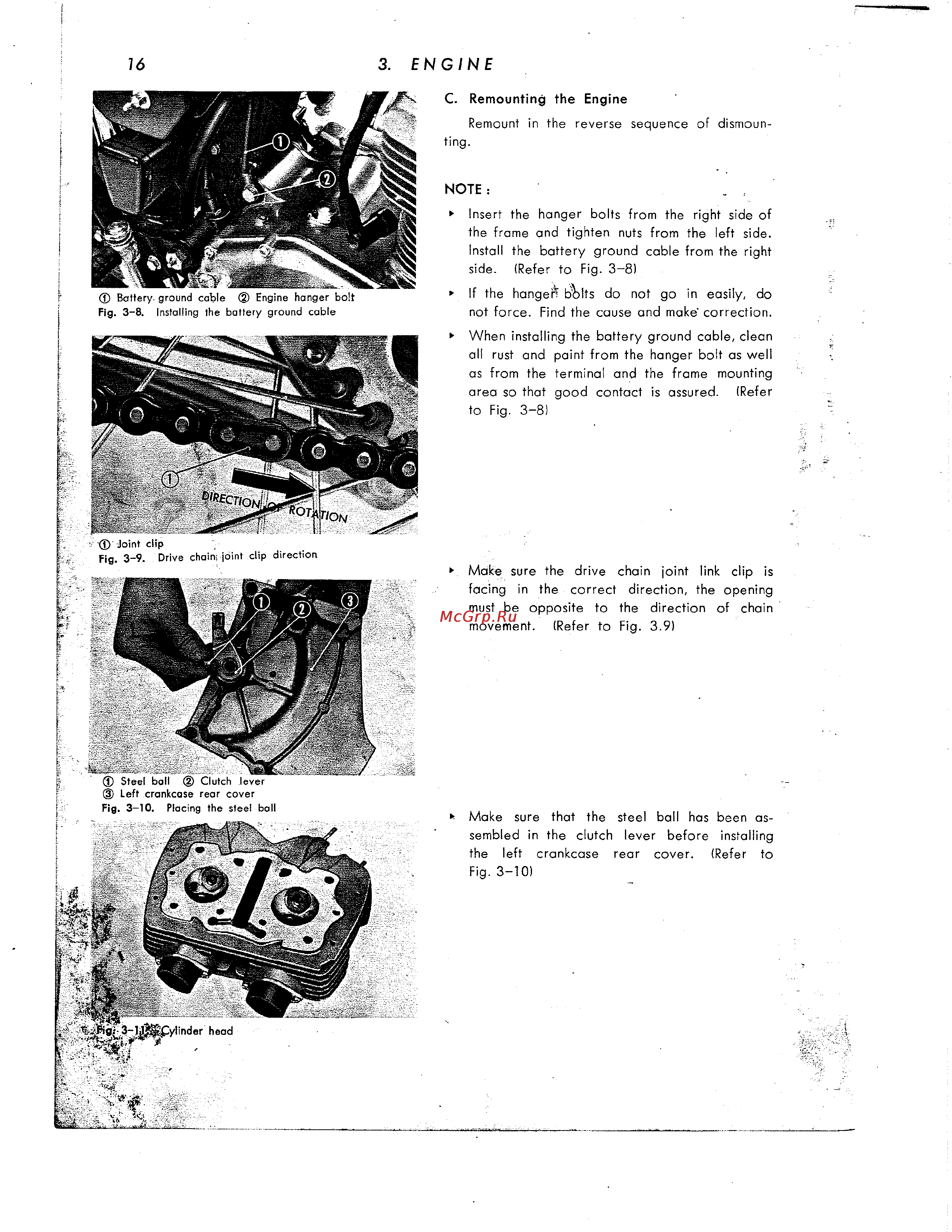 Honda CB350 CL350 [27/219] Engine 16