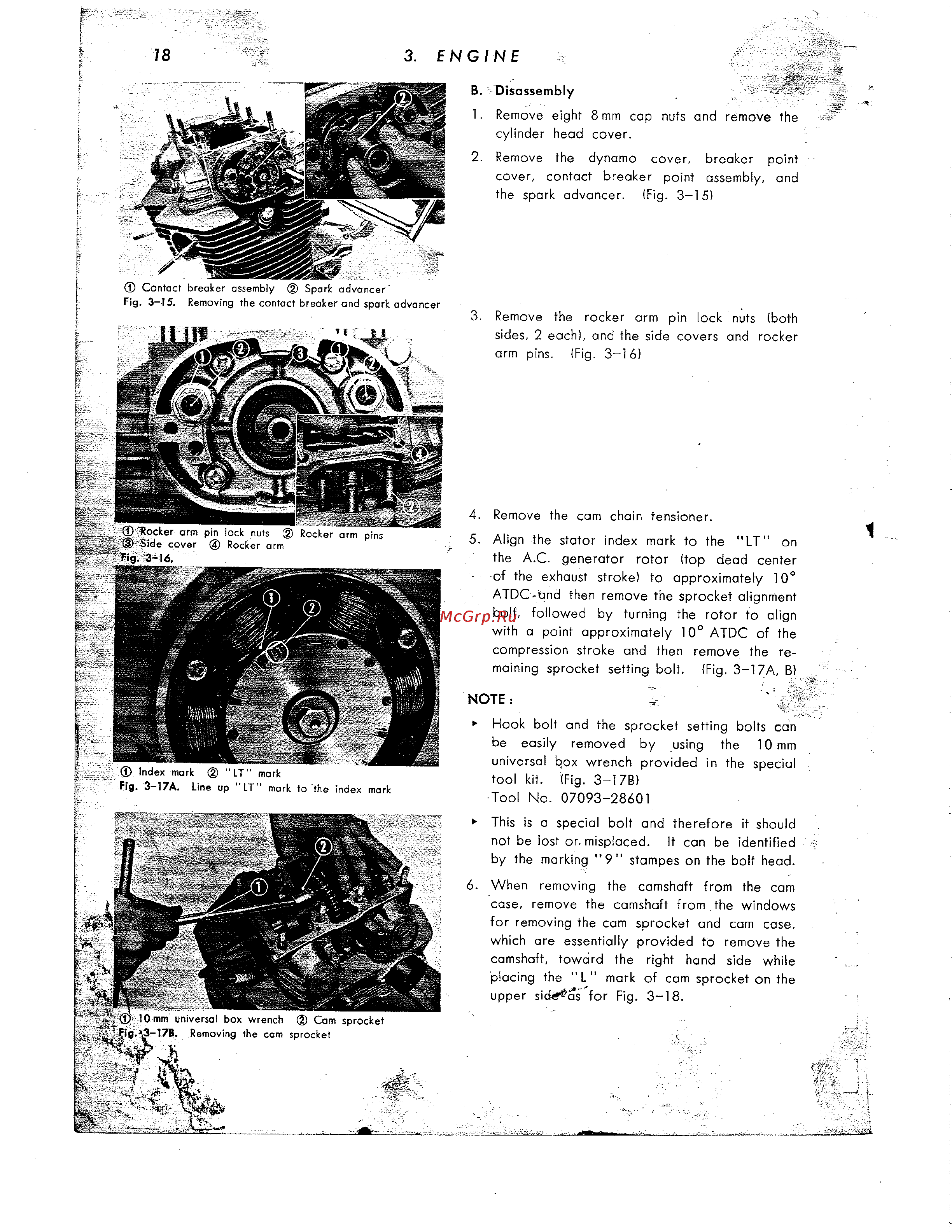 Honda CB350 CL350 [29/219] Engine 3 18