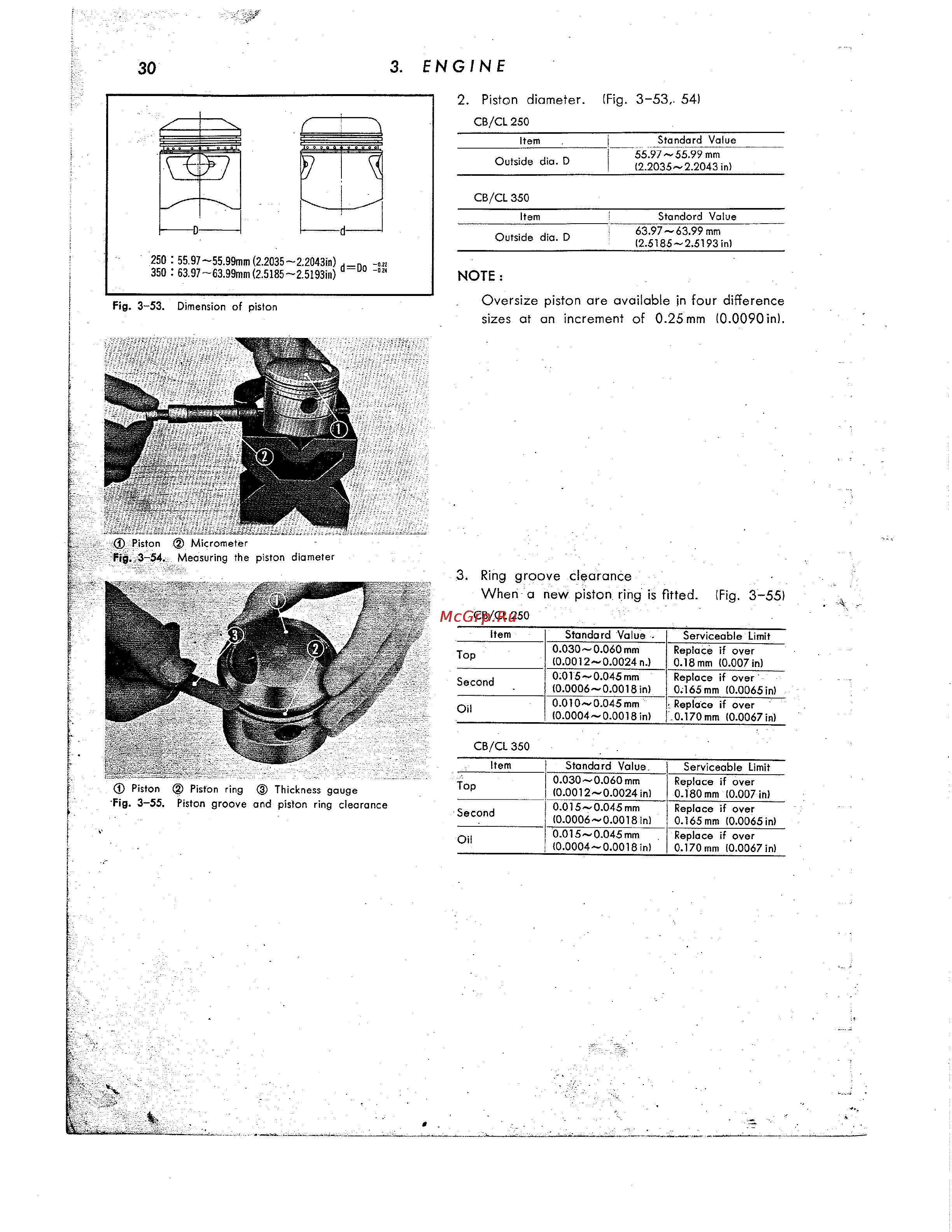 Honda CB350 CL350 [41/219] 3 engine