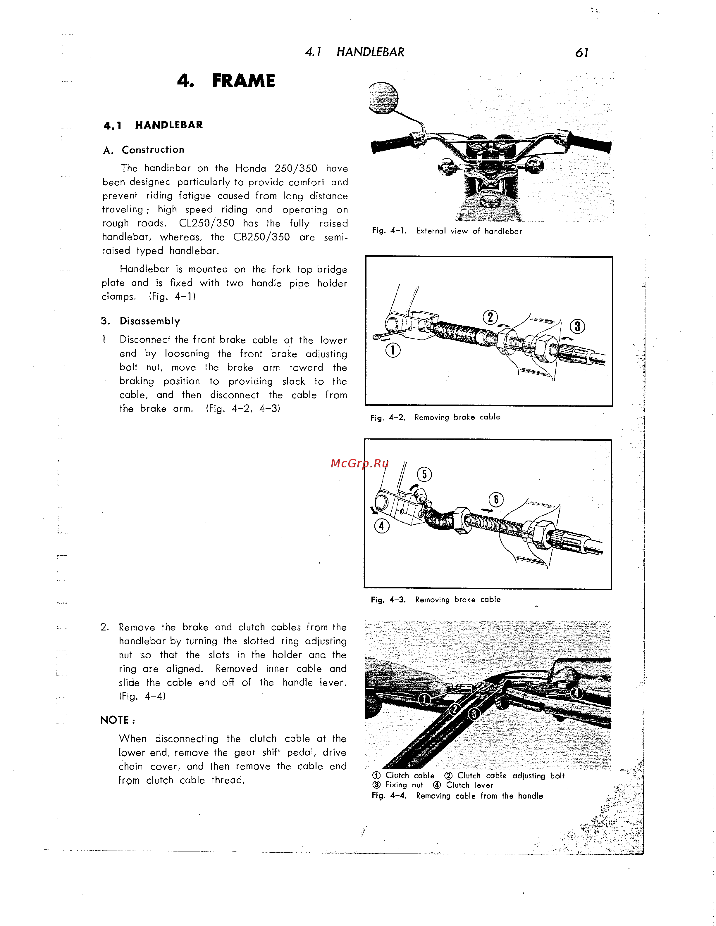 Honda CB350 CL350 [72/219] C 4 frame