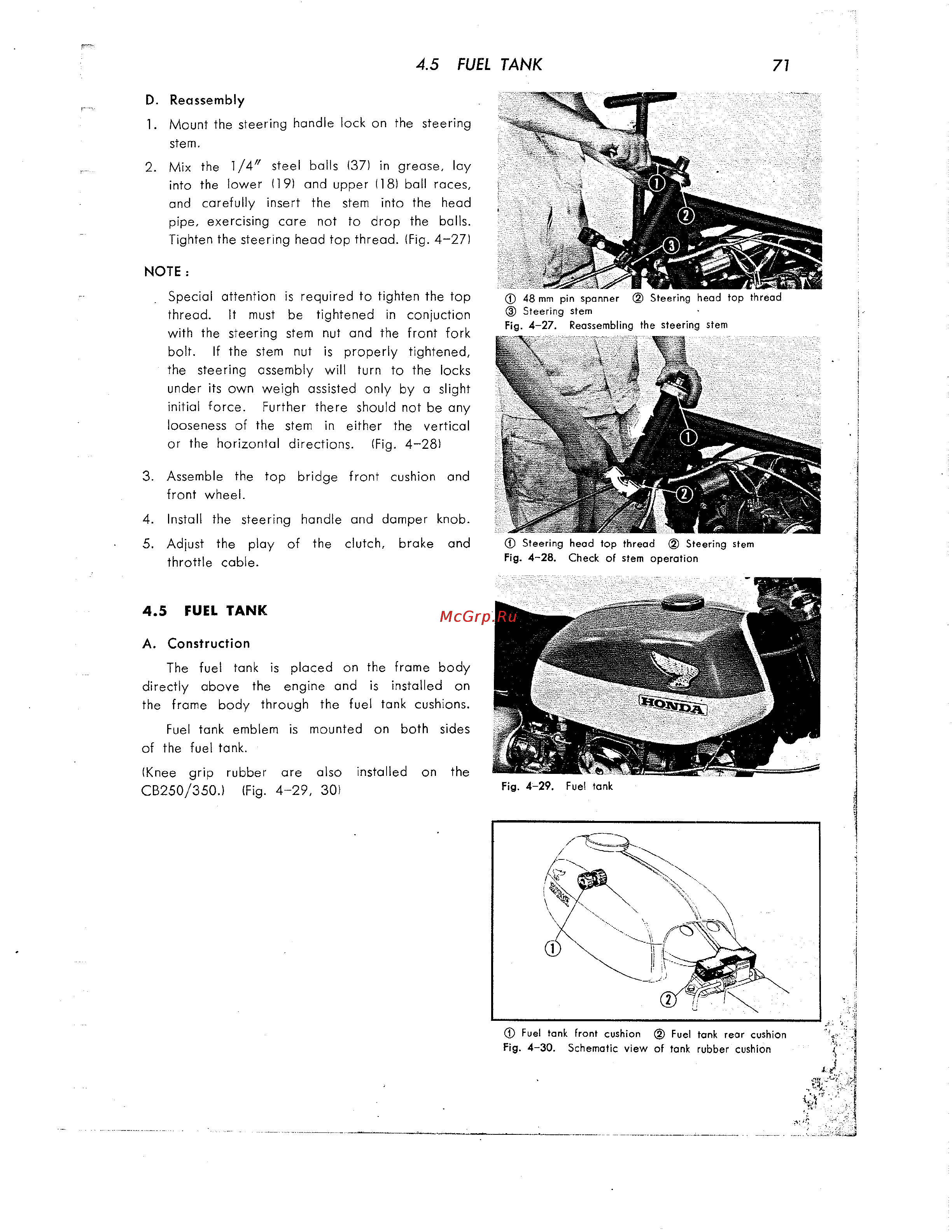Honda CB350 CL350 [82/219] Fuel tank