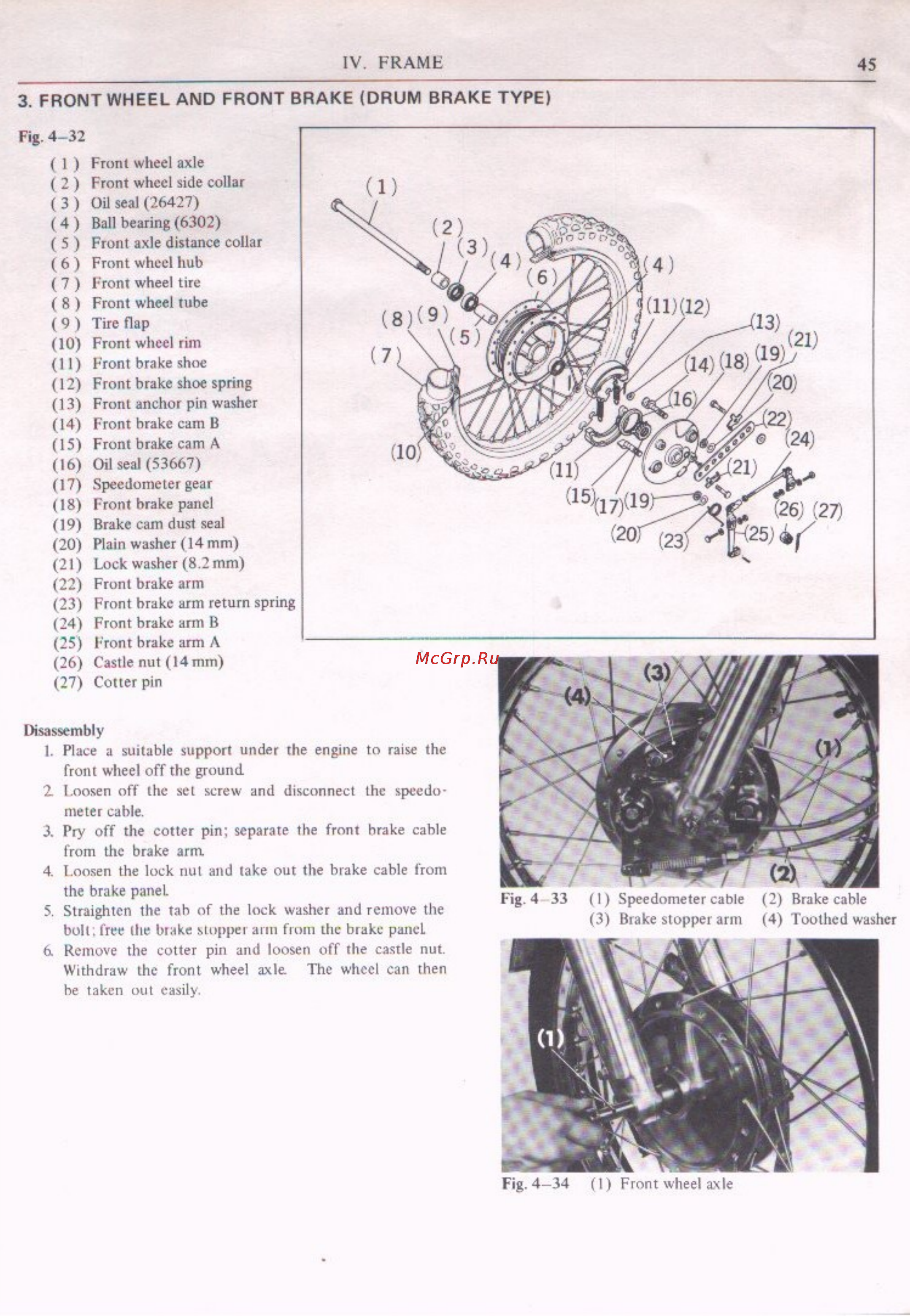 Honda CL200 (1974) [49/98] Front wheel brake