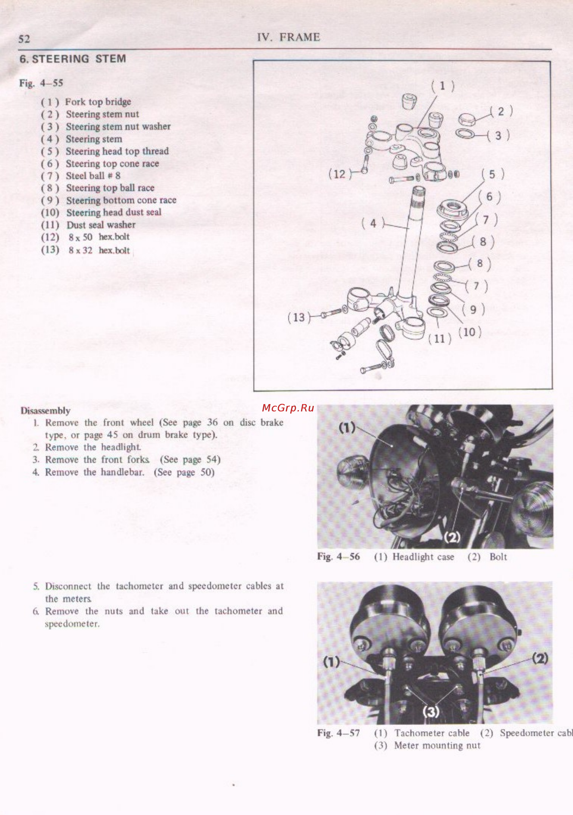 Honda CL200 (1974) [56/98] Steering stem