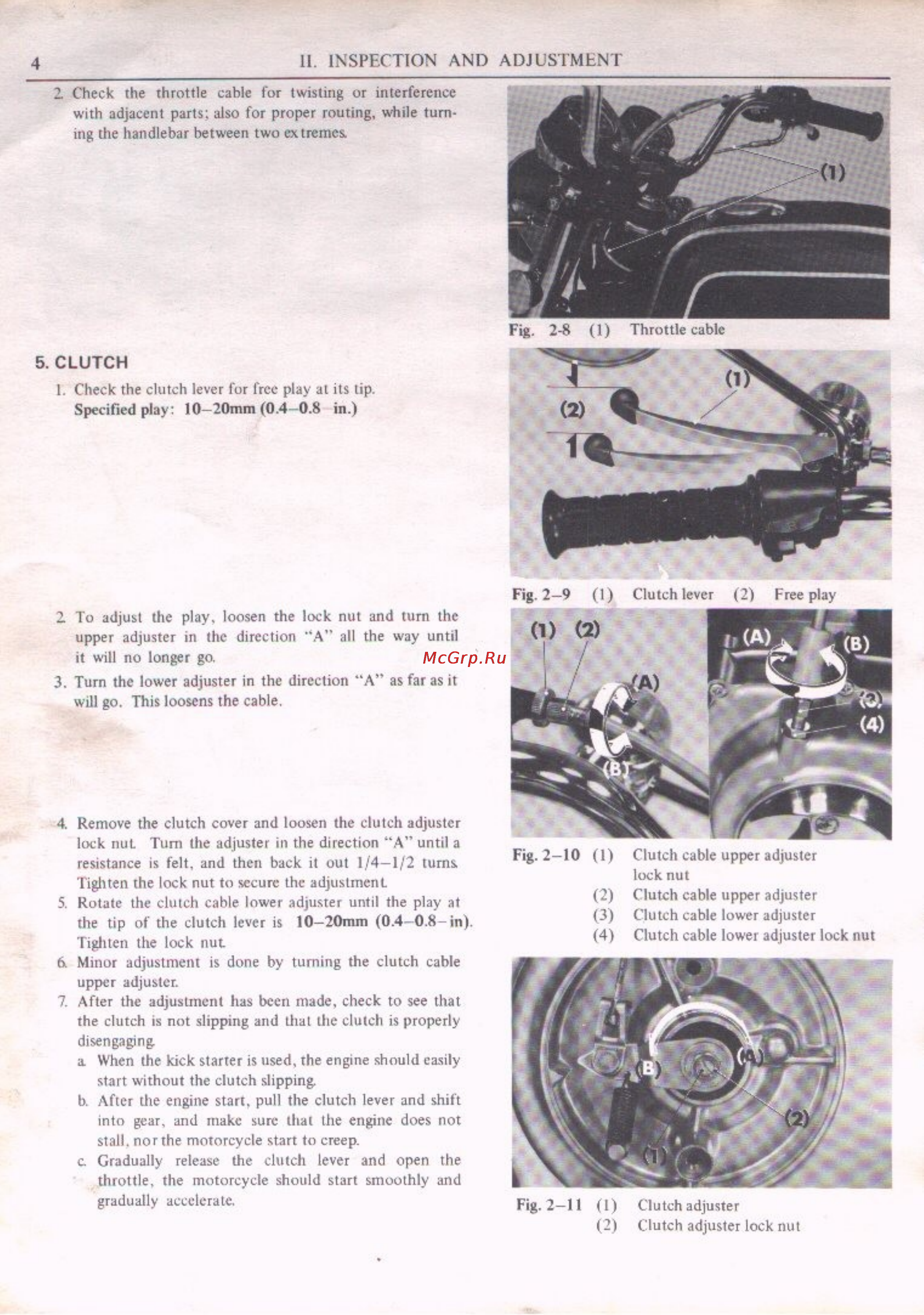Honda CB200 (1974) Инструкция по эксплуатации онлайн [8/98] 114550