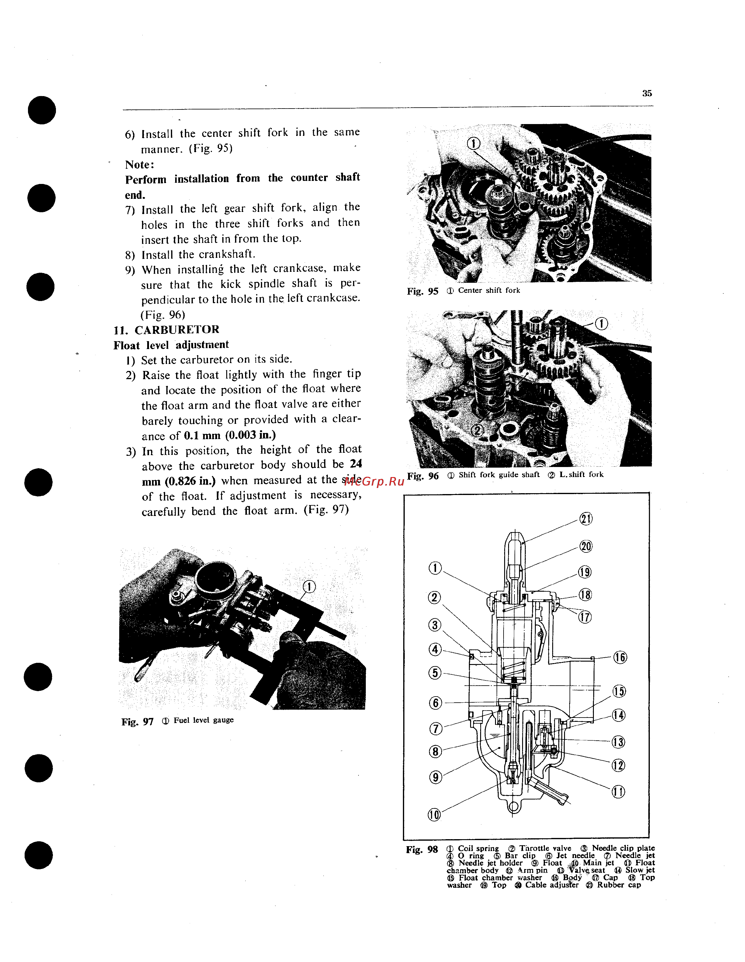 Honda CB100 CL100 SL100 CB125S CD125S SL125 (1970) Инструкция по эксплуатации онлайн [39/101] 114552