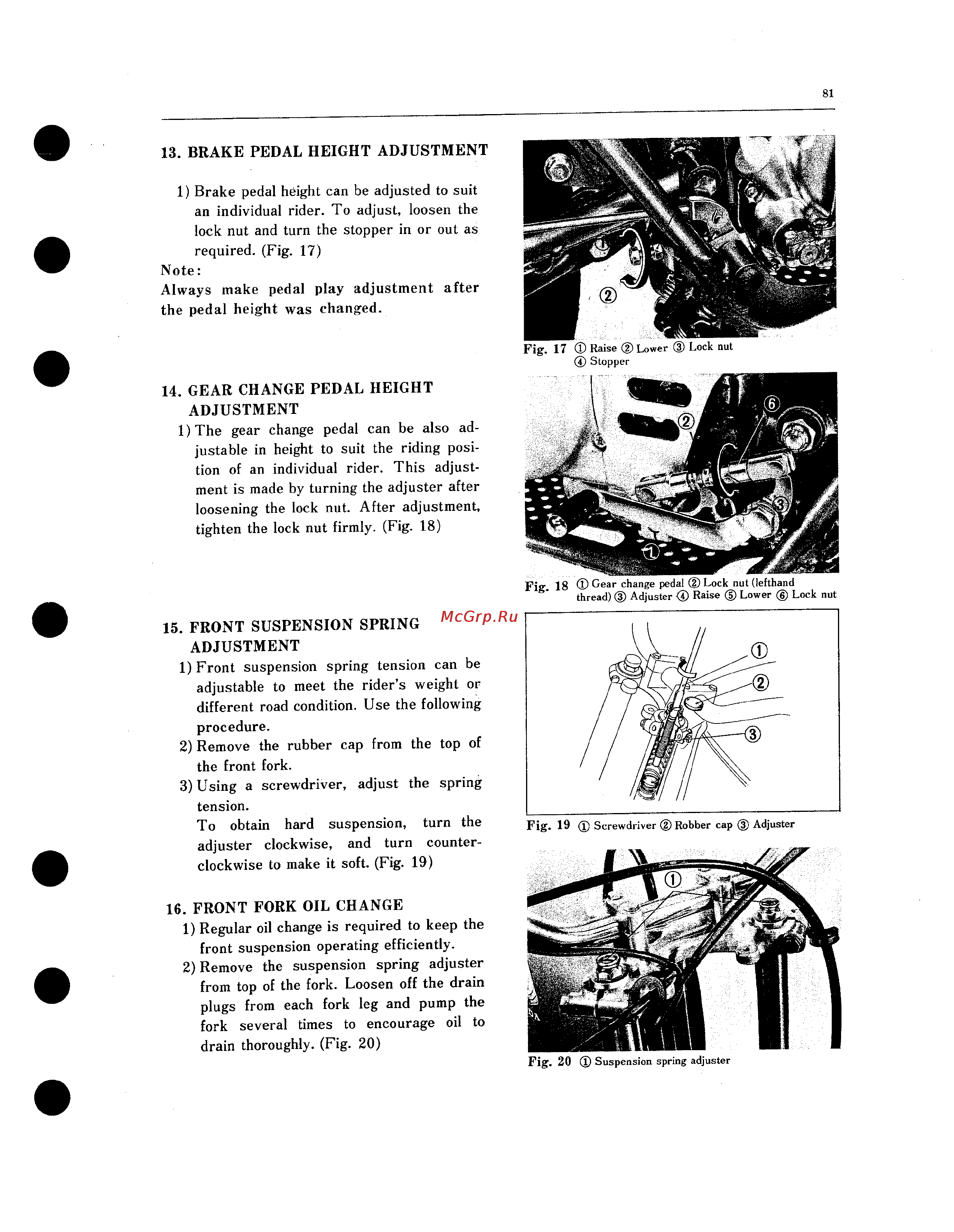 Honda CB100 CL100 SL100 CB125S CD125S SL125 (1970) Инструкция по эксплуатации онлайн [85/101] 114552
