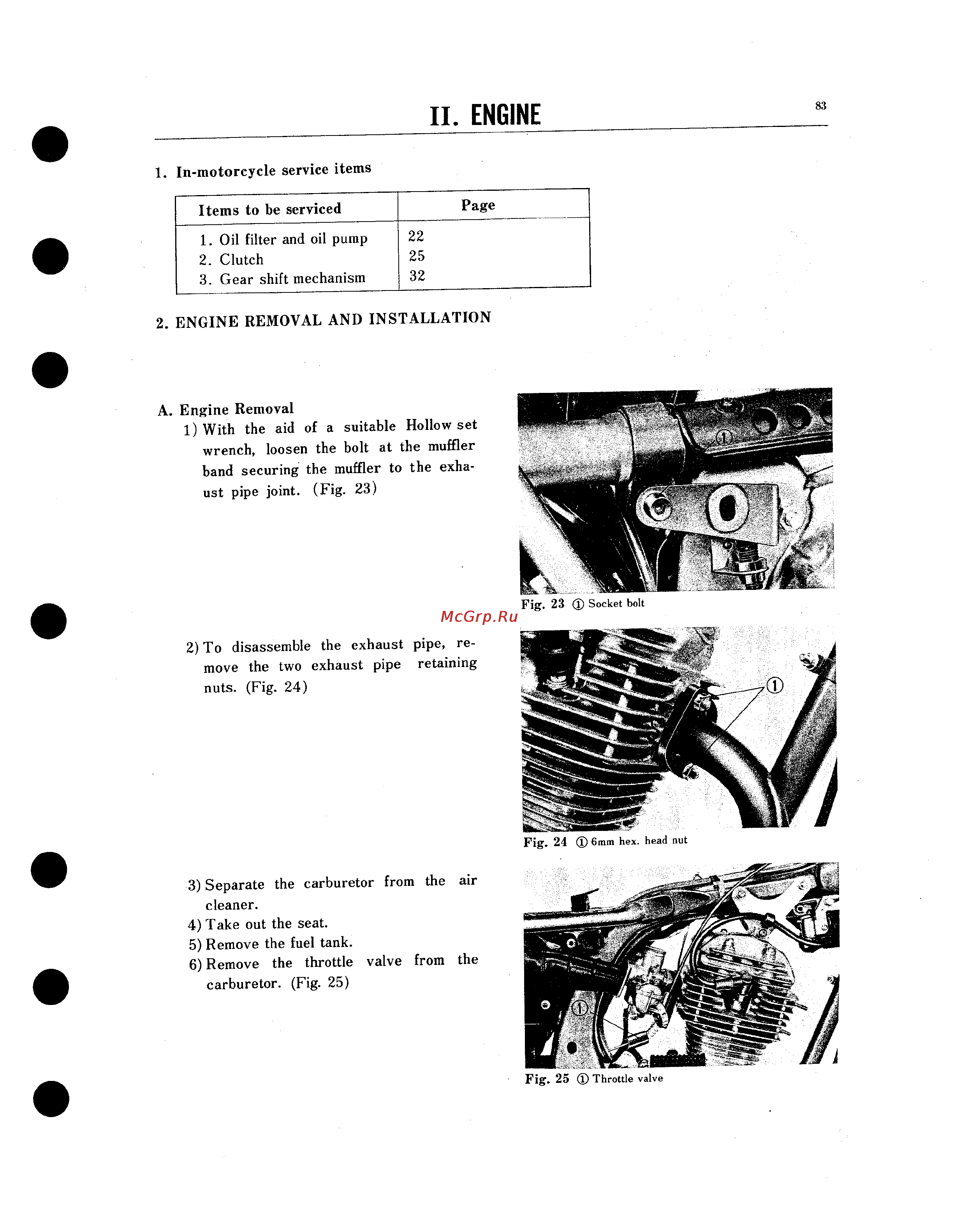 Honda CB100 CL100 SL100 CB125S CD125S SL125 (1970) [87/101] Ii engine