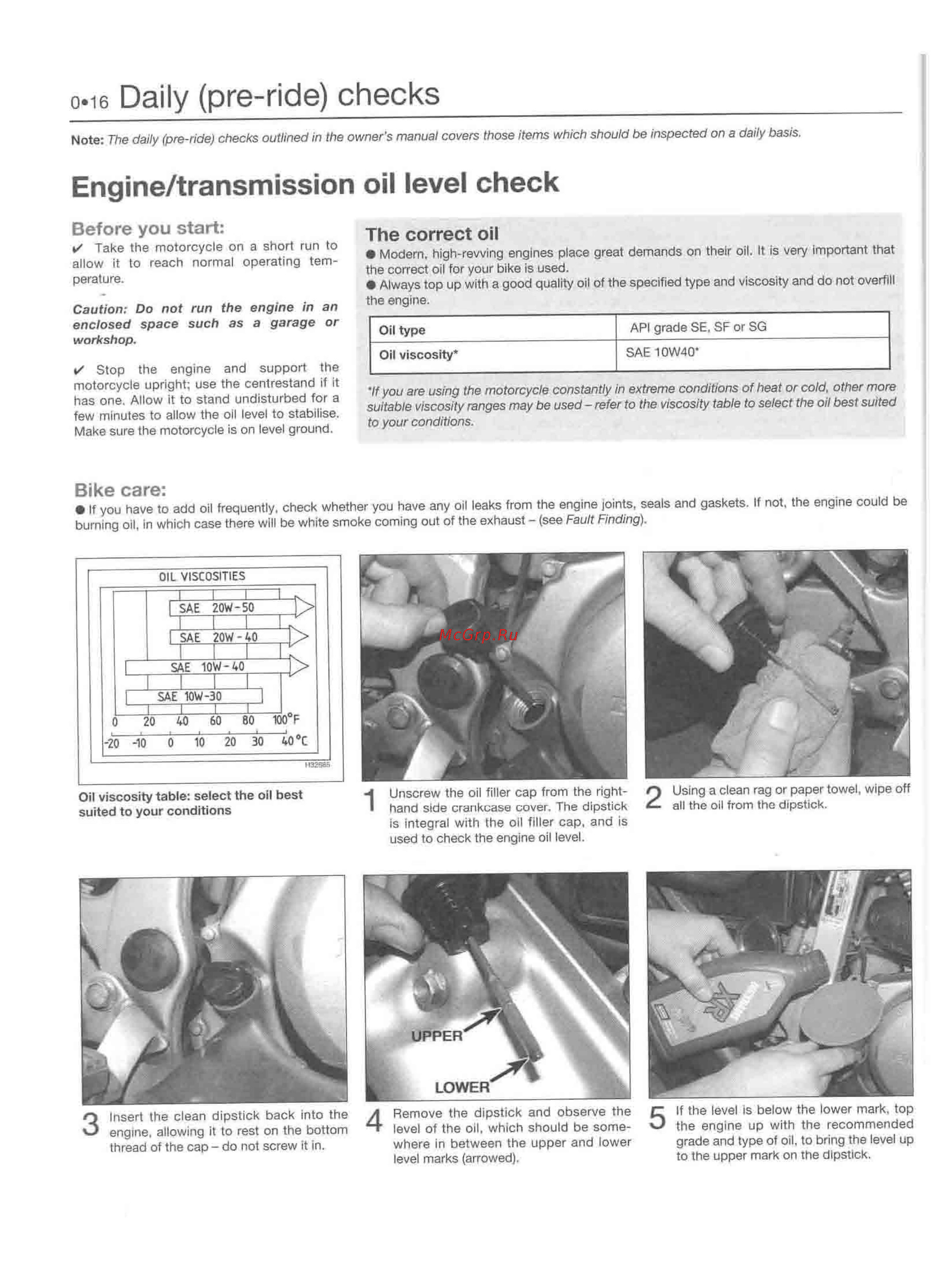 Honda TRANSALP XL600-650V (1987-2002) [17/291] Daily pre ride checks