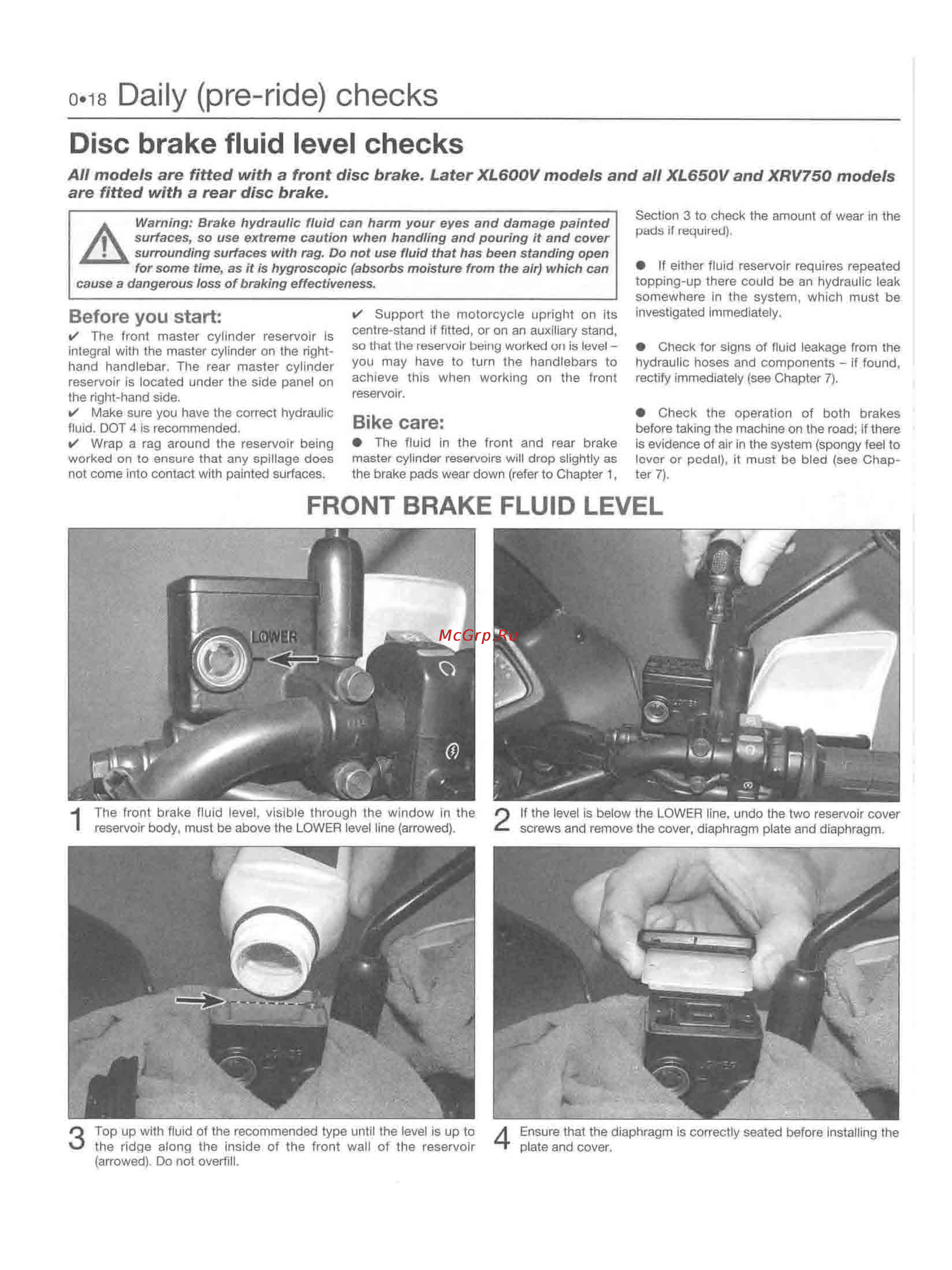 Honda TRANSALP XL600-650V (1987-2002) [19/291] Cis daily pre ride checks