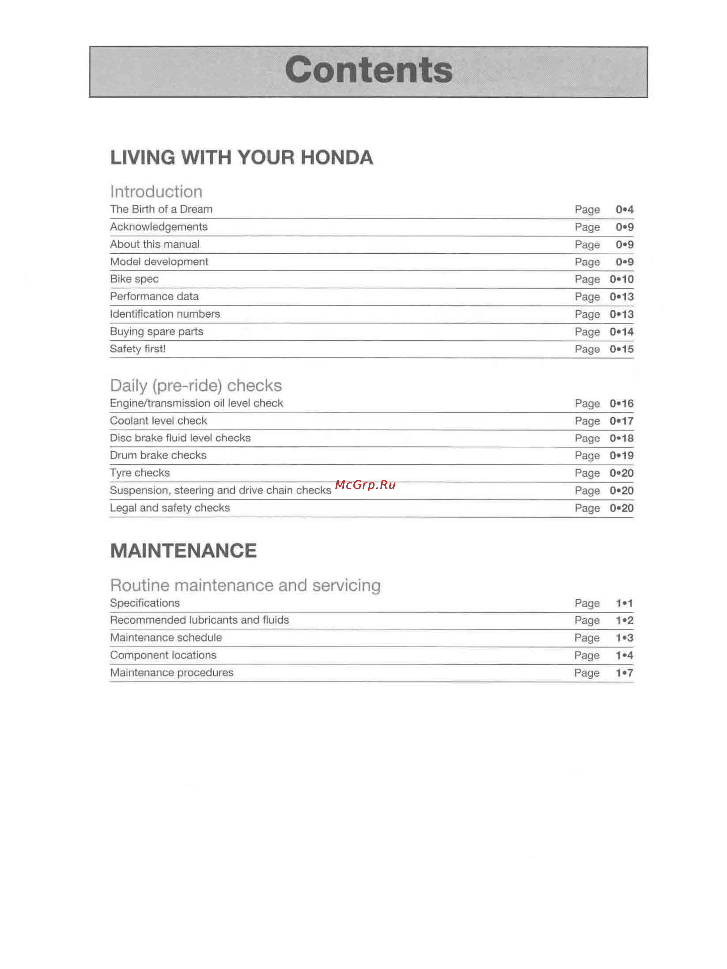 Honda AFRICA TWIN XRV750 (1987-2002) [3/291] Routine maintenance and servicing