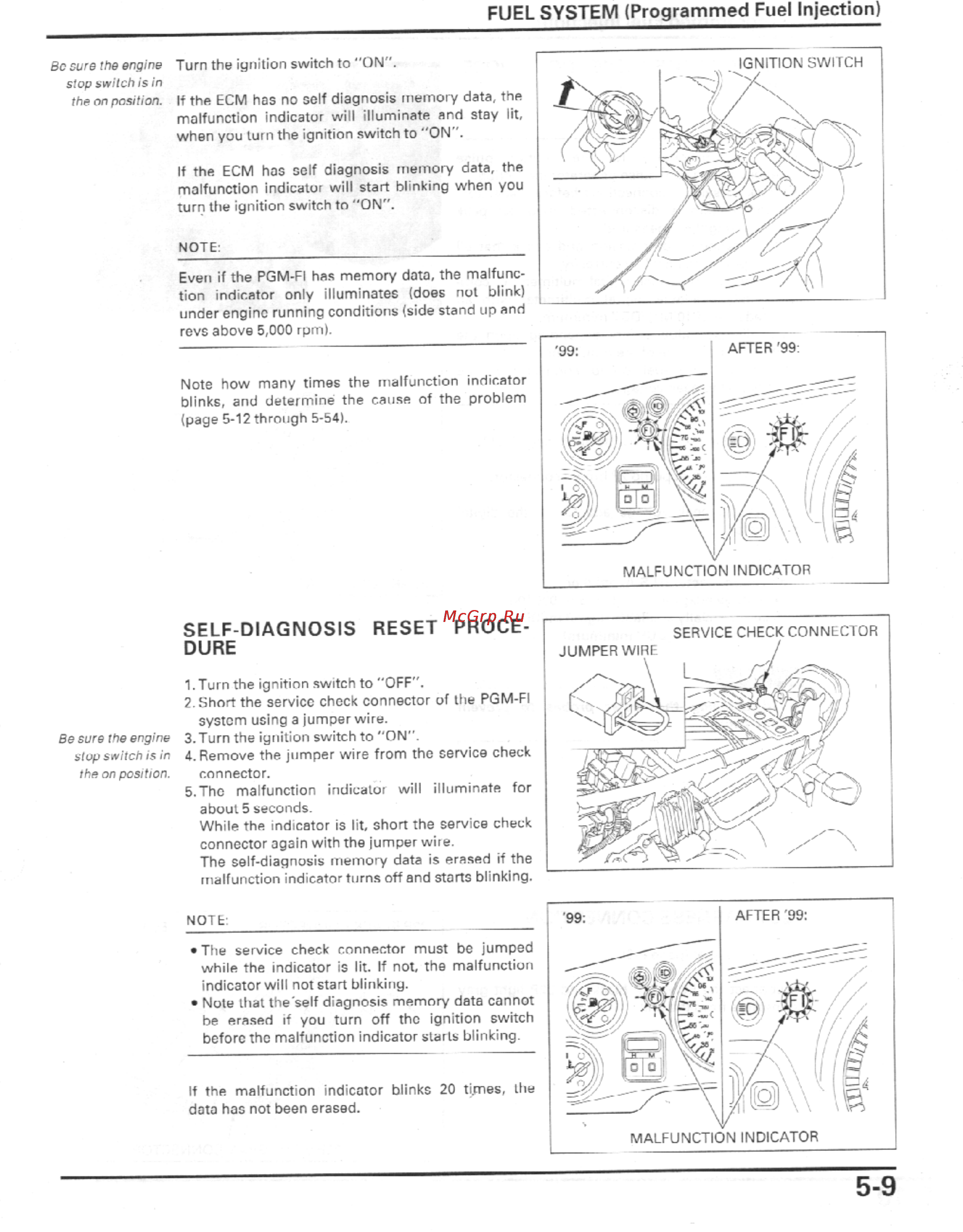Honda CBR1100XX (1999-2002) [148/559] Fuel system programmed fuel injection