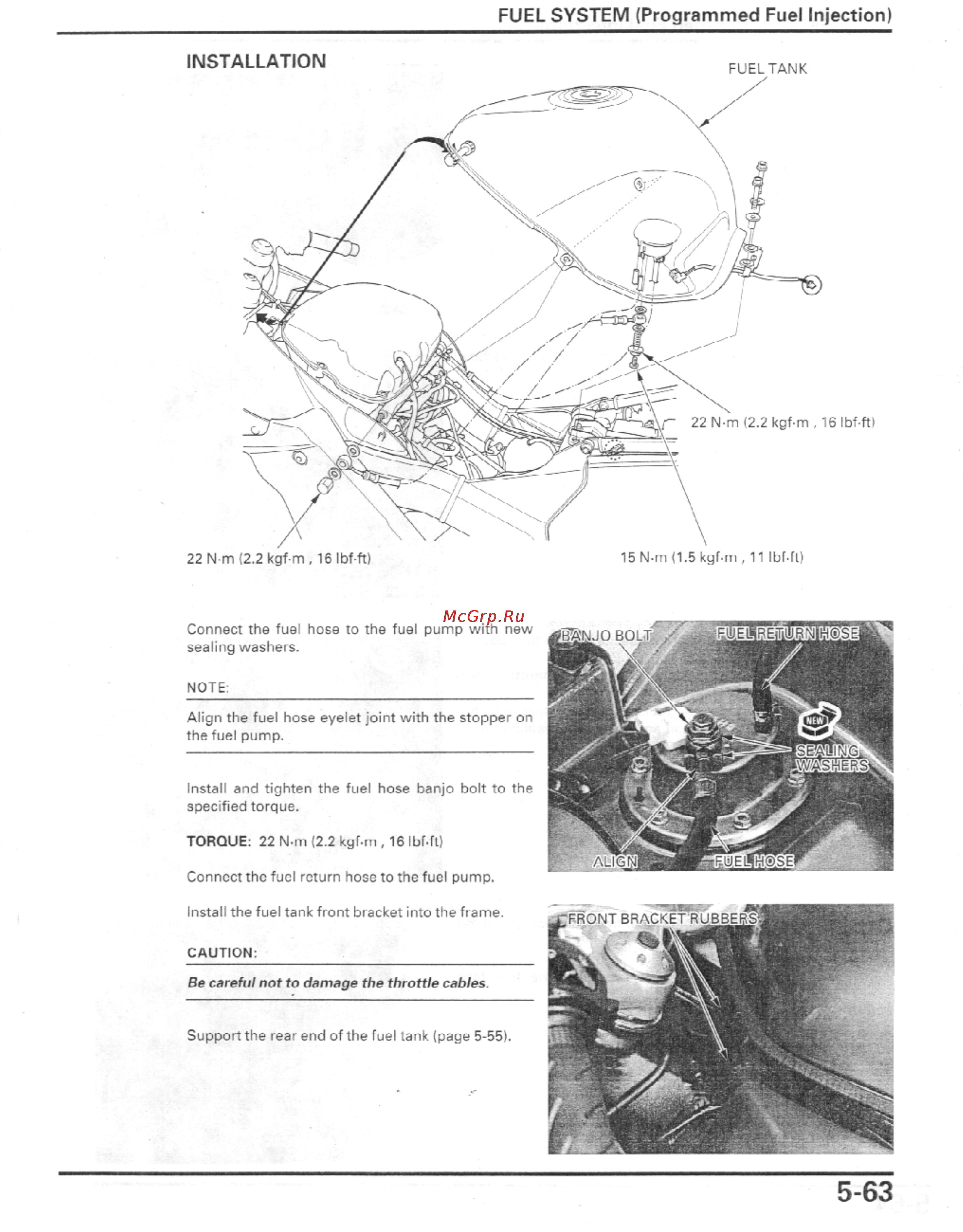 Honda CBR1100XX (1999-2002) [202/559] Fuel system programmed fuel injection