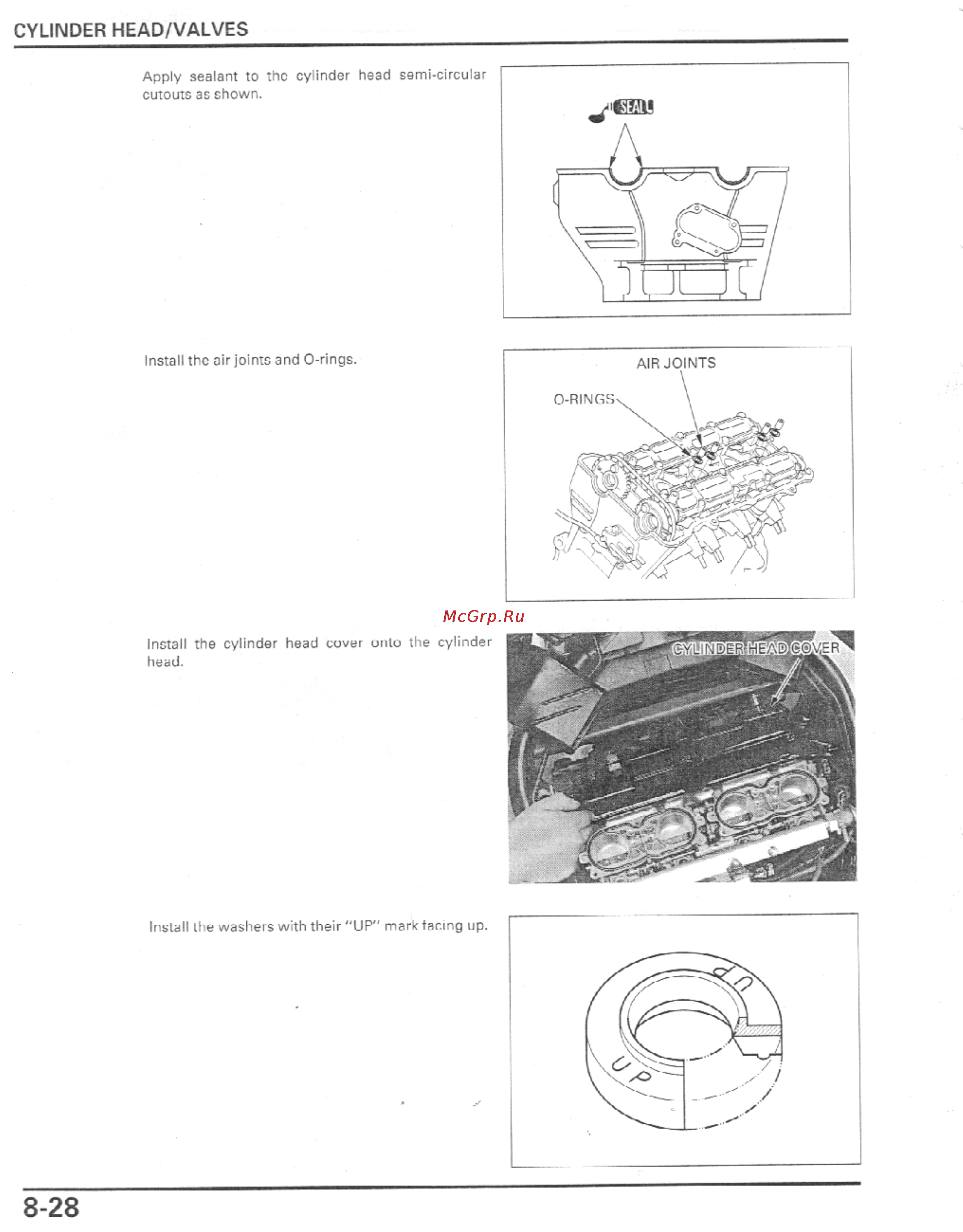 Honda CBR1100XX (1999-2002) [295/559] Cylinder head valves