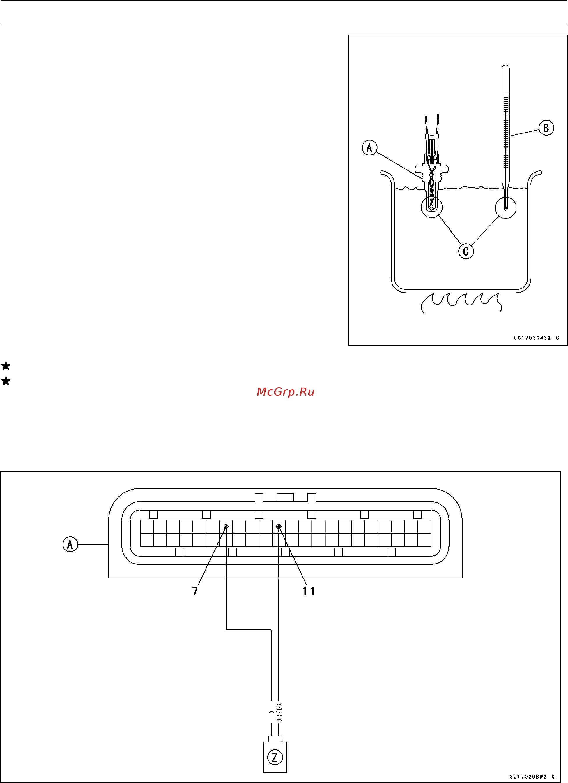Kawasaki VULCAN 1600 CLASSIC (2003) [110/575] Water temperature sensor resistance
