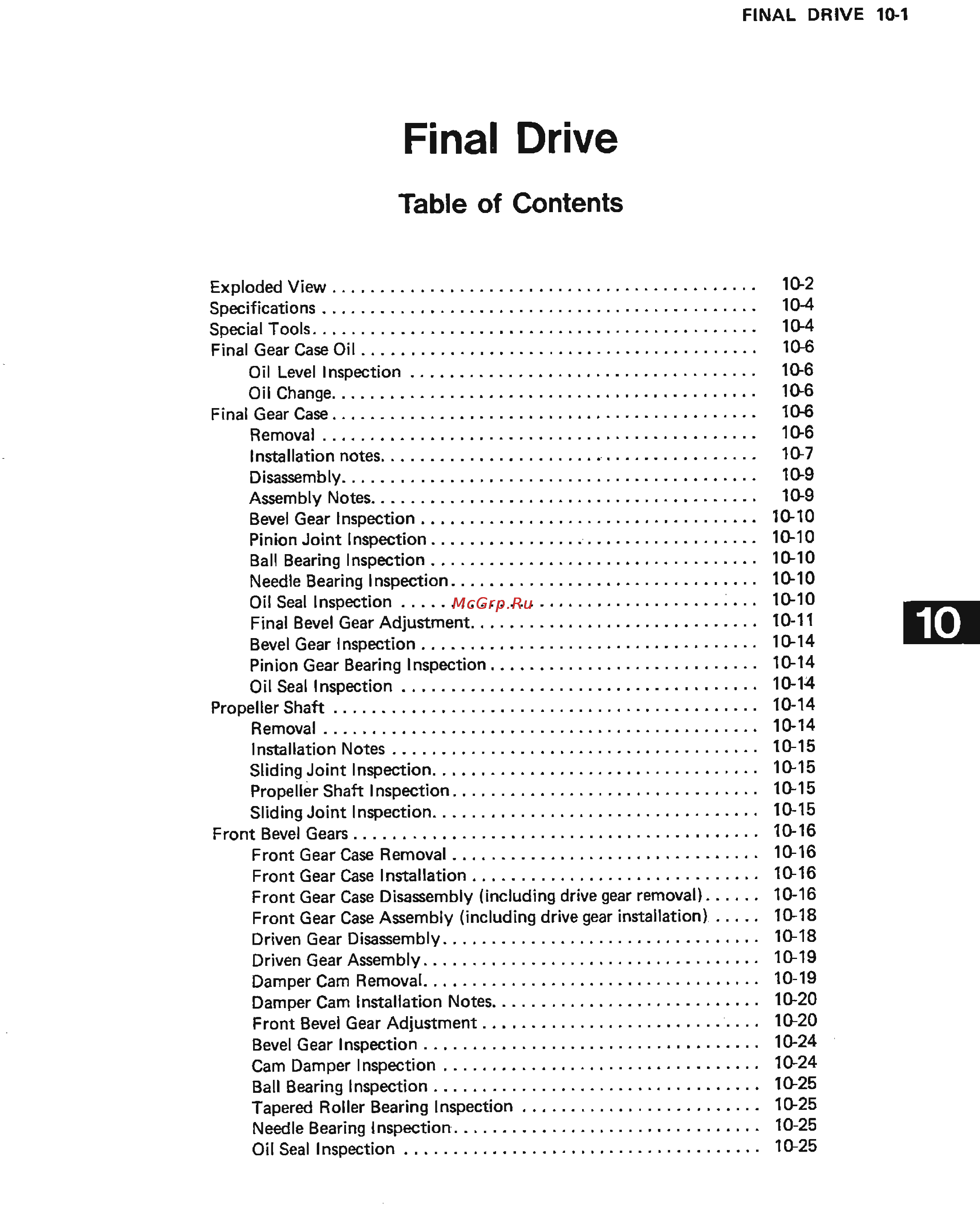 Kawasaki VN1500 (1987-1999) [158/270] Table of contents