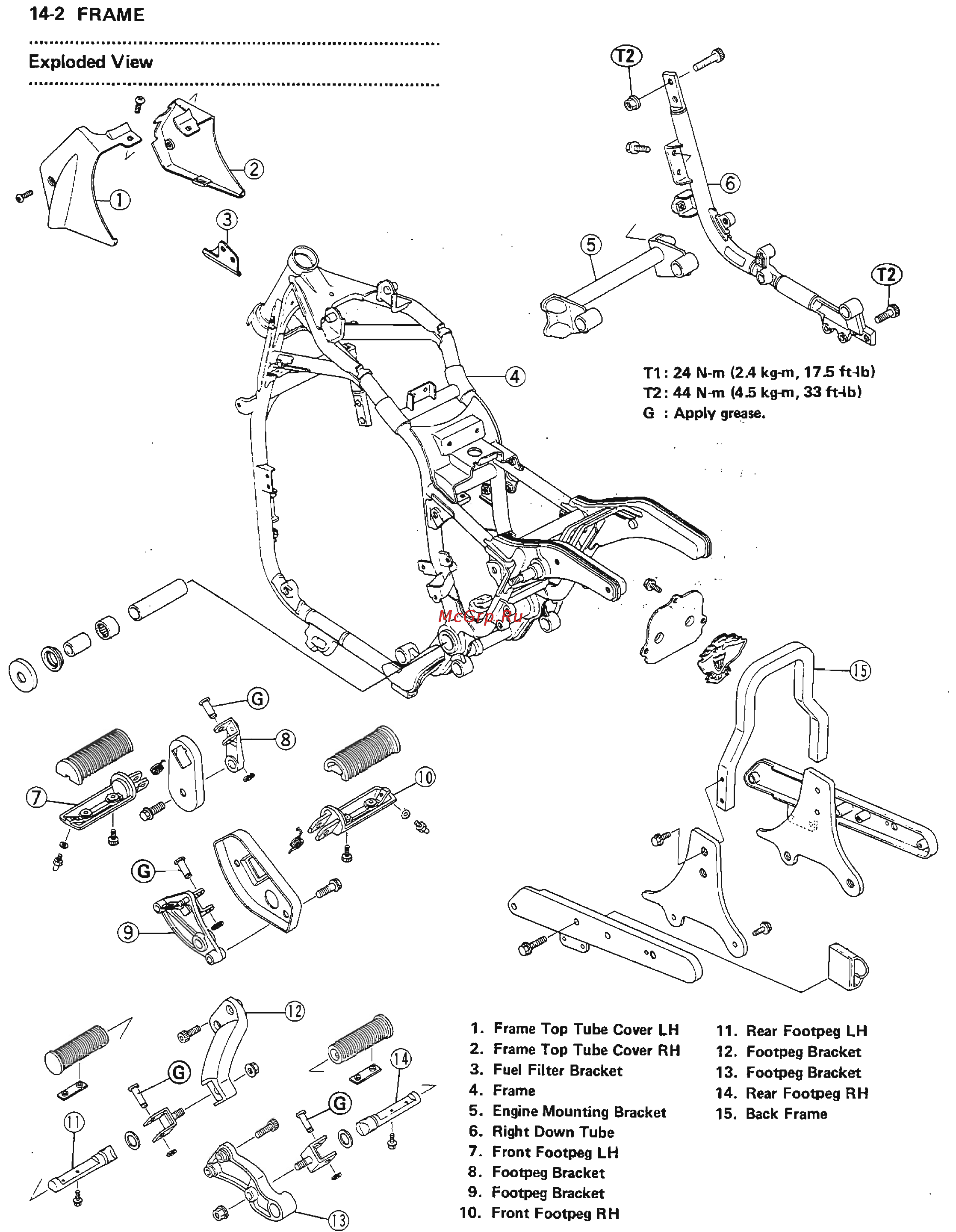 Kawasaki VN1500 (1987-1999) [213/270] 2 frame