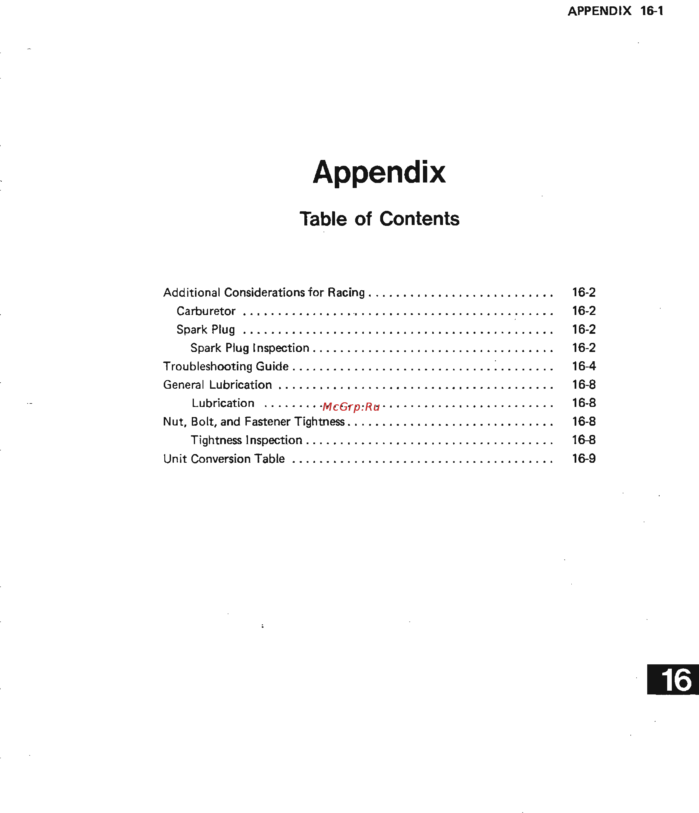 Kawasaki VN1500 (1987-1999) [261/270] Table of contents