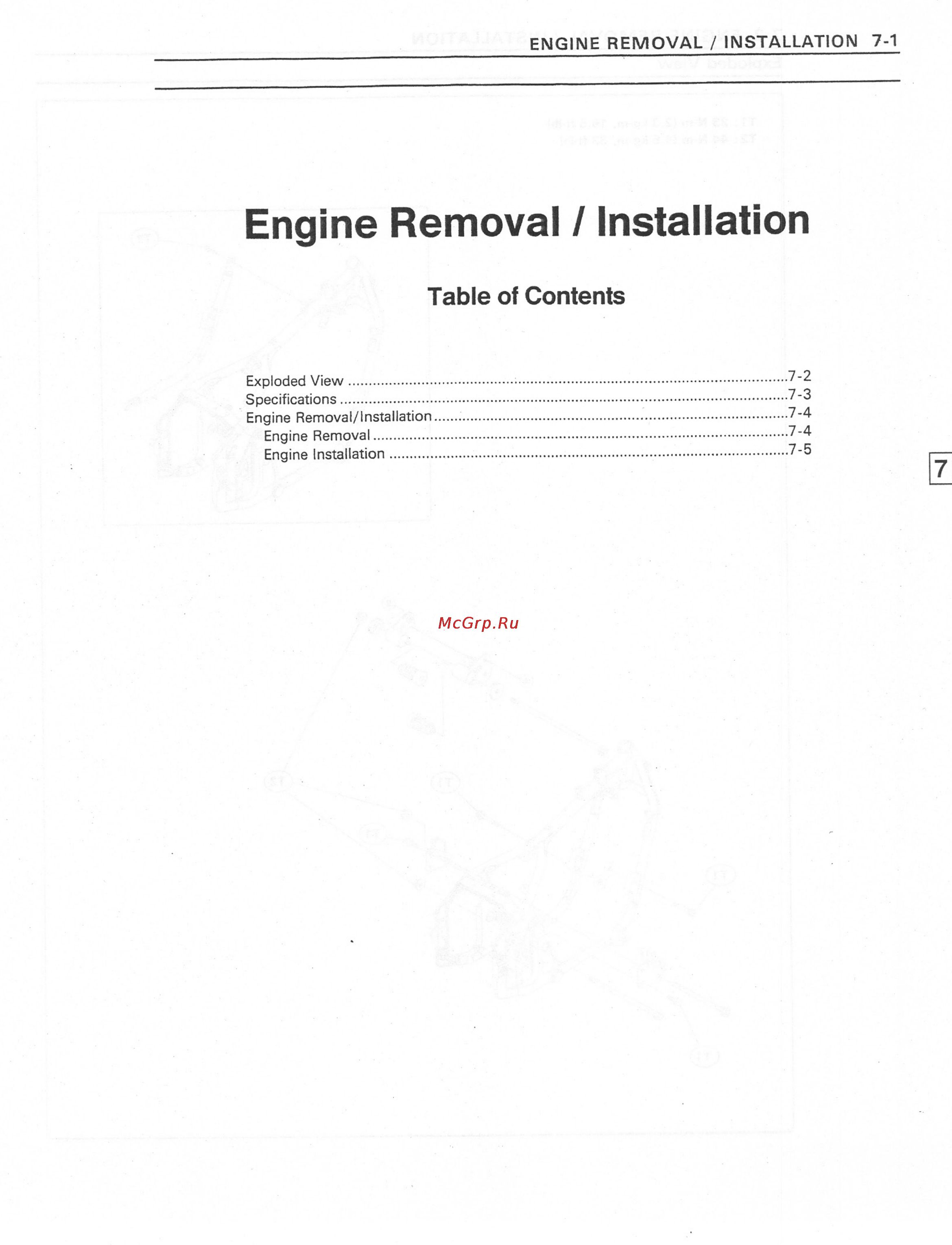 Kawasaki VN800 (1996-2004) [122/405] Engine removal installation