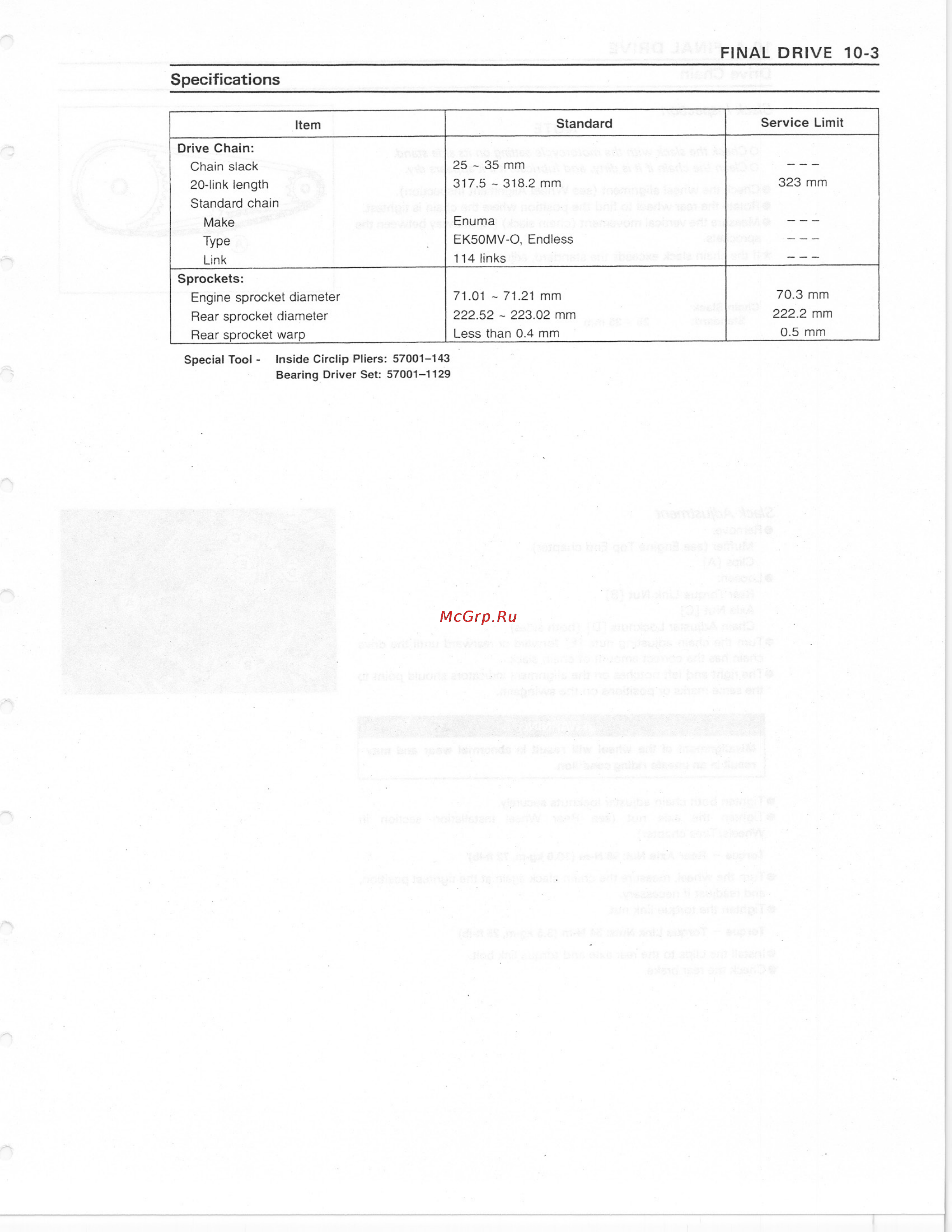 Kawasaki VN800 (1996-2004) [166/405] Http manuals magnamaniac com