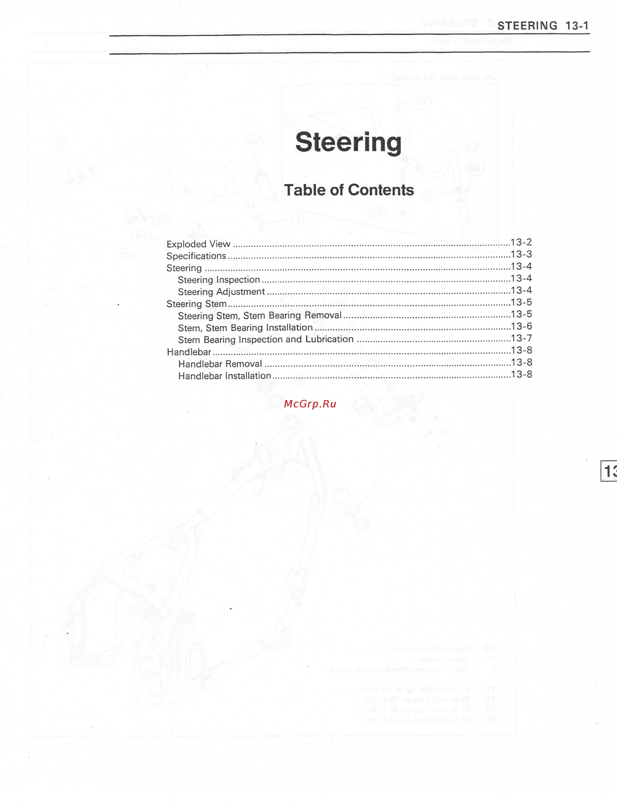 Kawasaki VULCAN 800 (1996-2004) [210/405] Steering