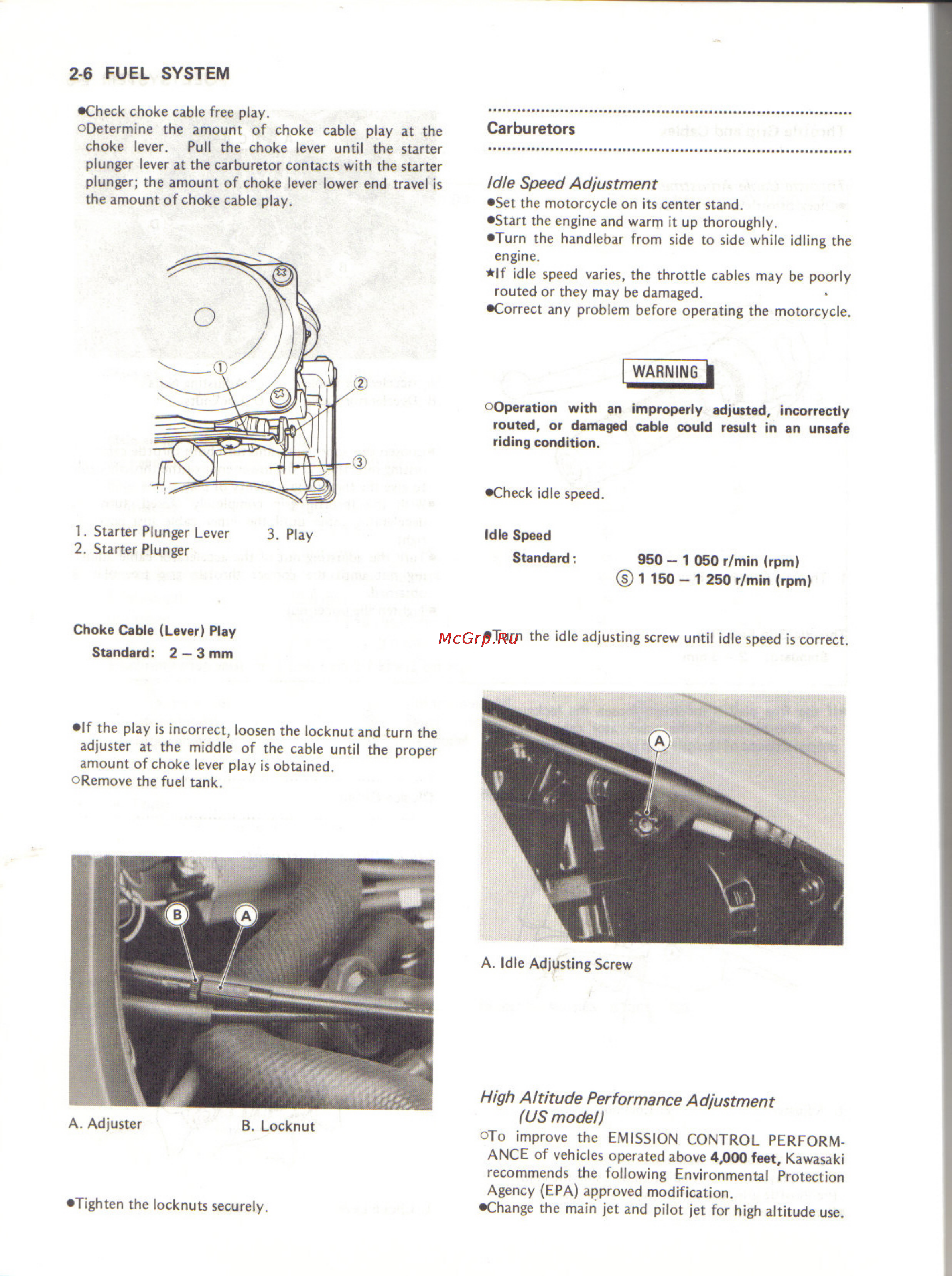Kawasaki NINJA ZX-10 (1988-1990) [35/231] Carburetors