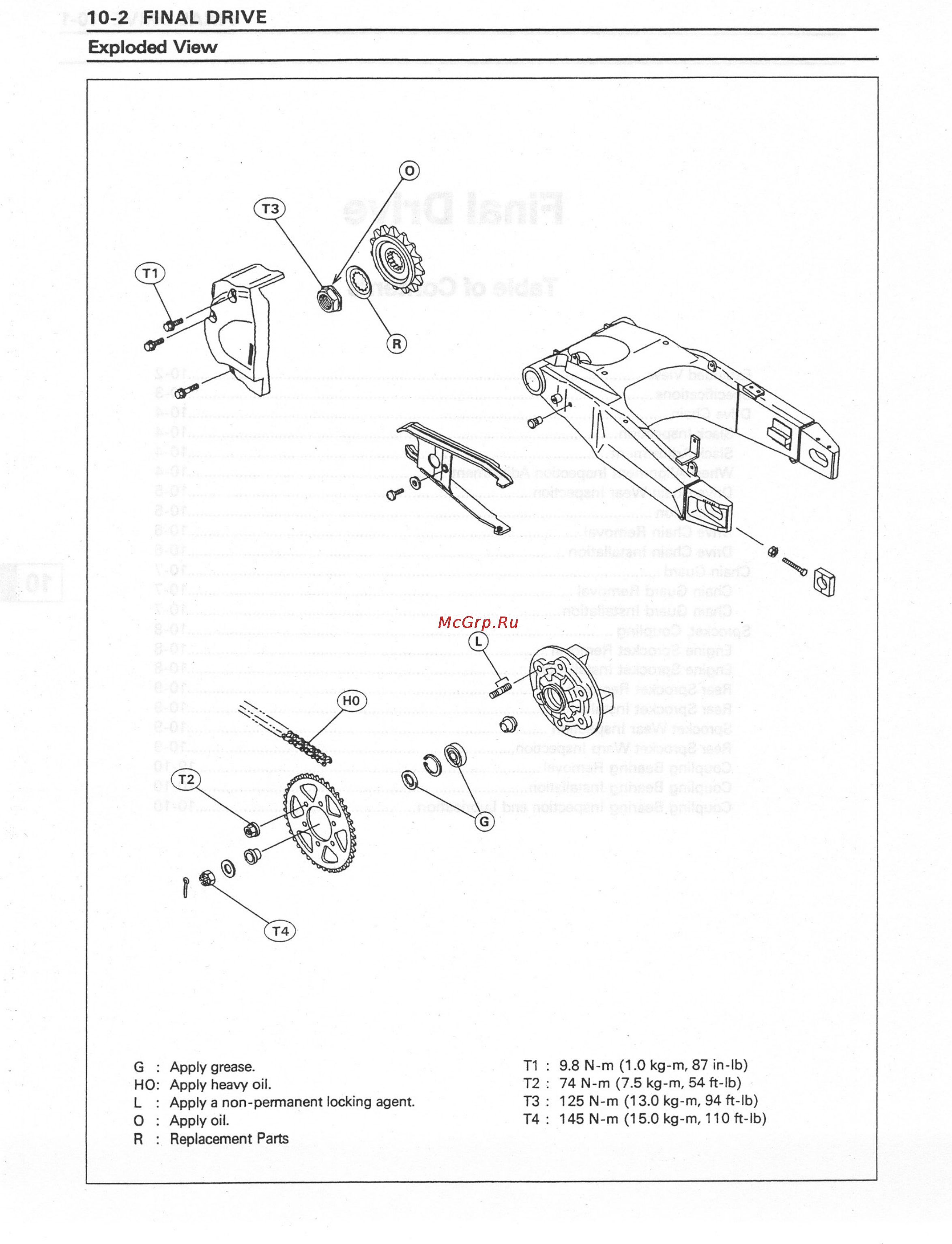 Kawasaki NINJA ZX-7RR (1997-2003) [210/364] 2 final drive
