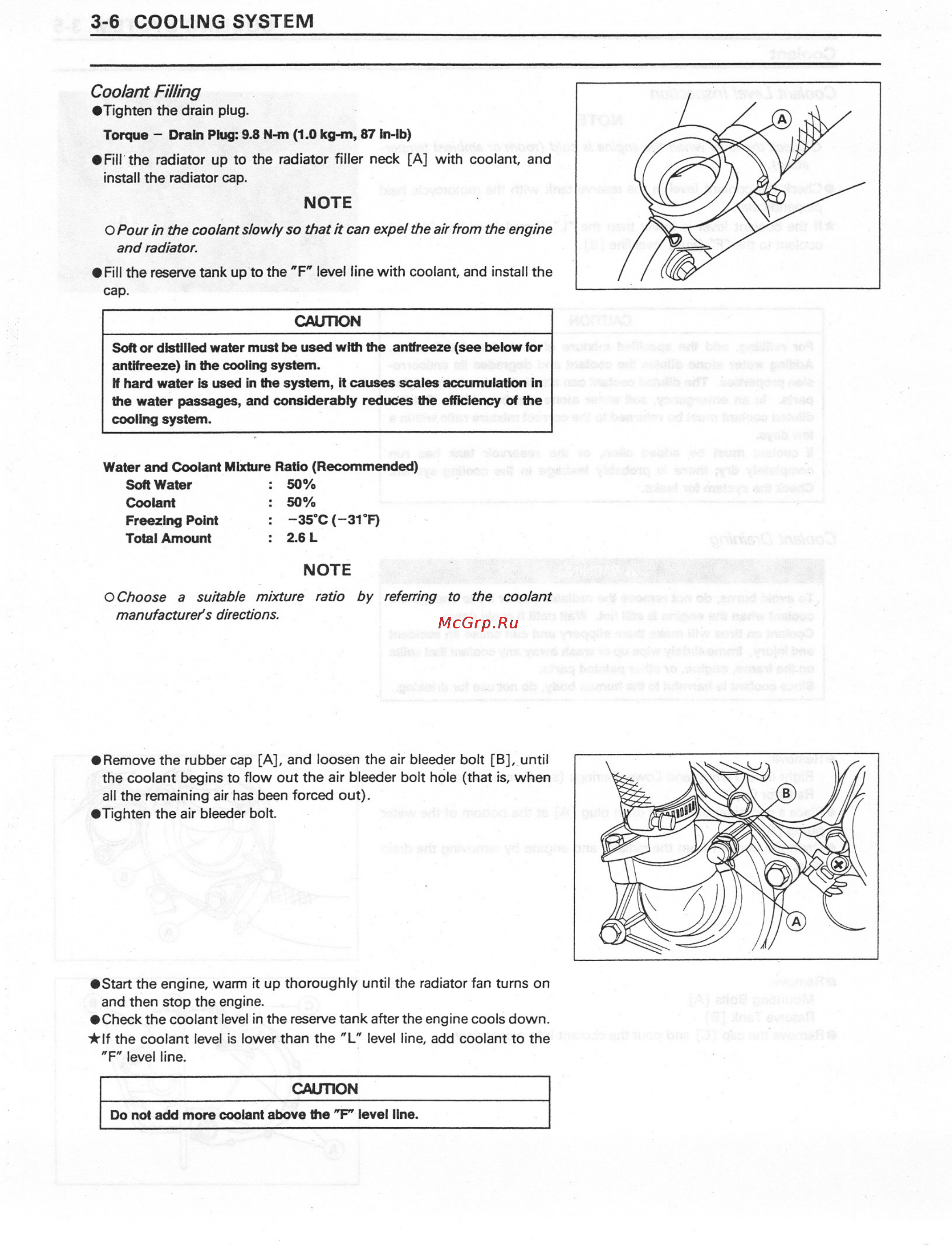 Kawasaki NINJA ZX-7RR (1997-2003) [94/364] 6 cooling system