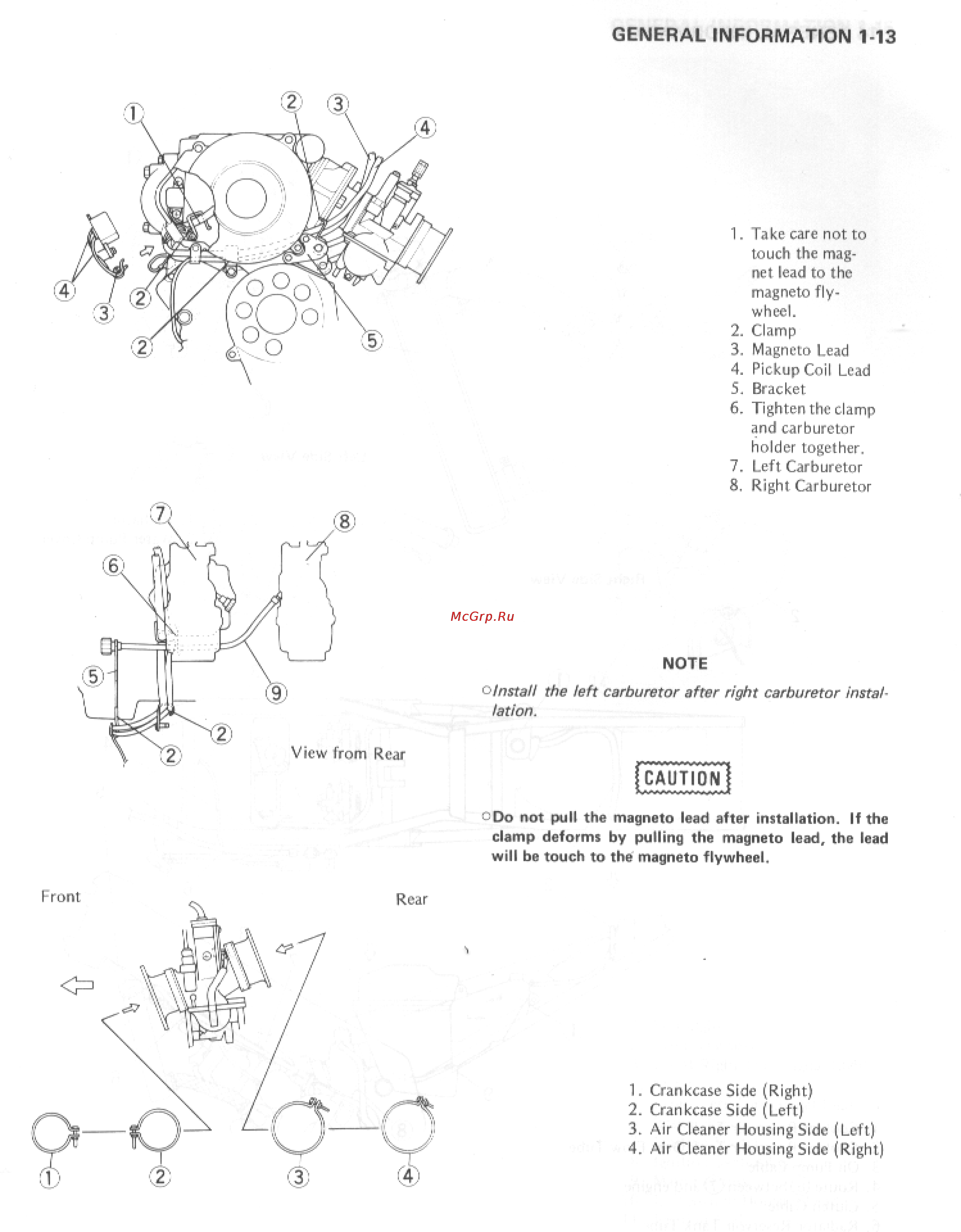 Kawasaki KR250 [15/183] General information 1 13