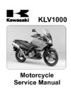 Kawasaki KLV1000 (2004) Инструкция по эксплуатации
