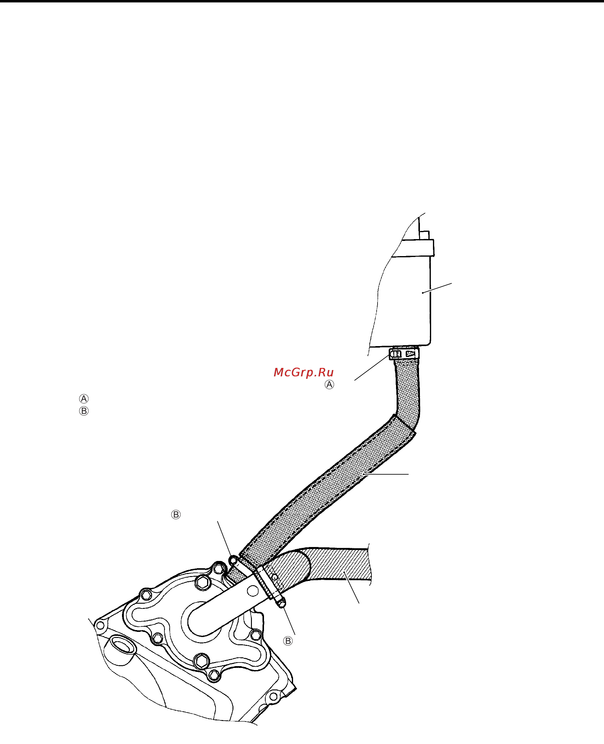 Kawasaki KLV1000 (2004) [444/529] Crankcase breather hose routing