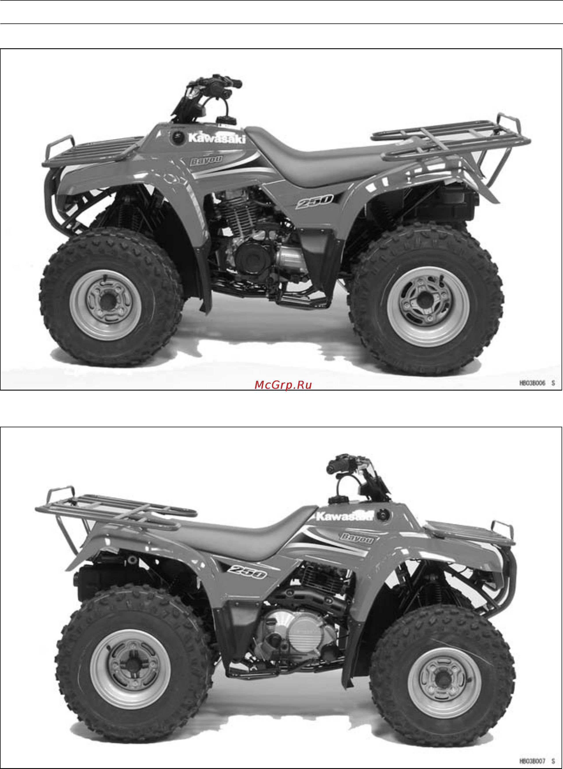 Kawasaki WORKHORSE 250 (2003) [15/322] General information 1 5