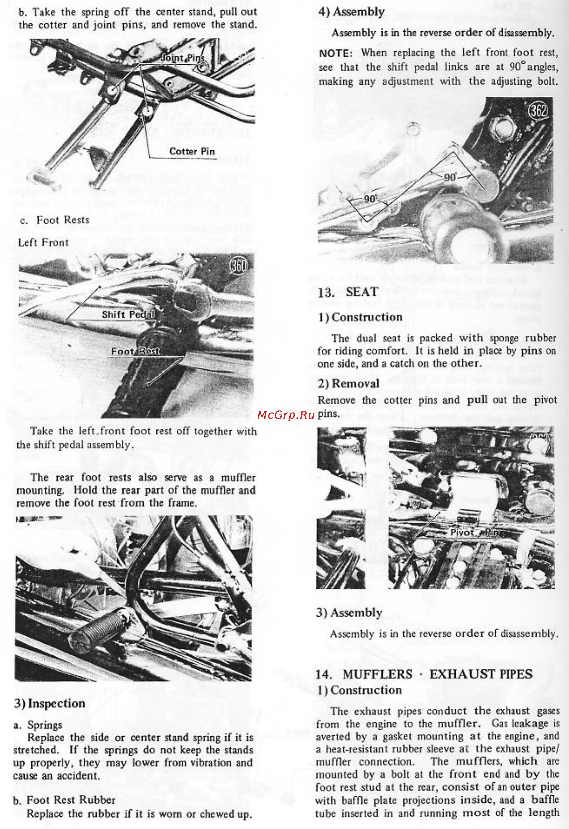 Kawasaki S2 (1972-1973) [104/129] Mufflers exhaust pipes