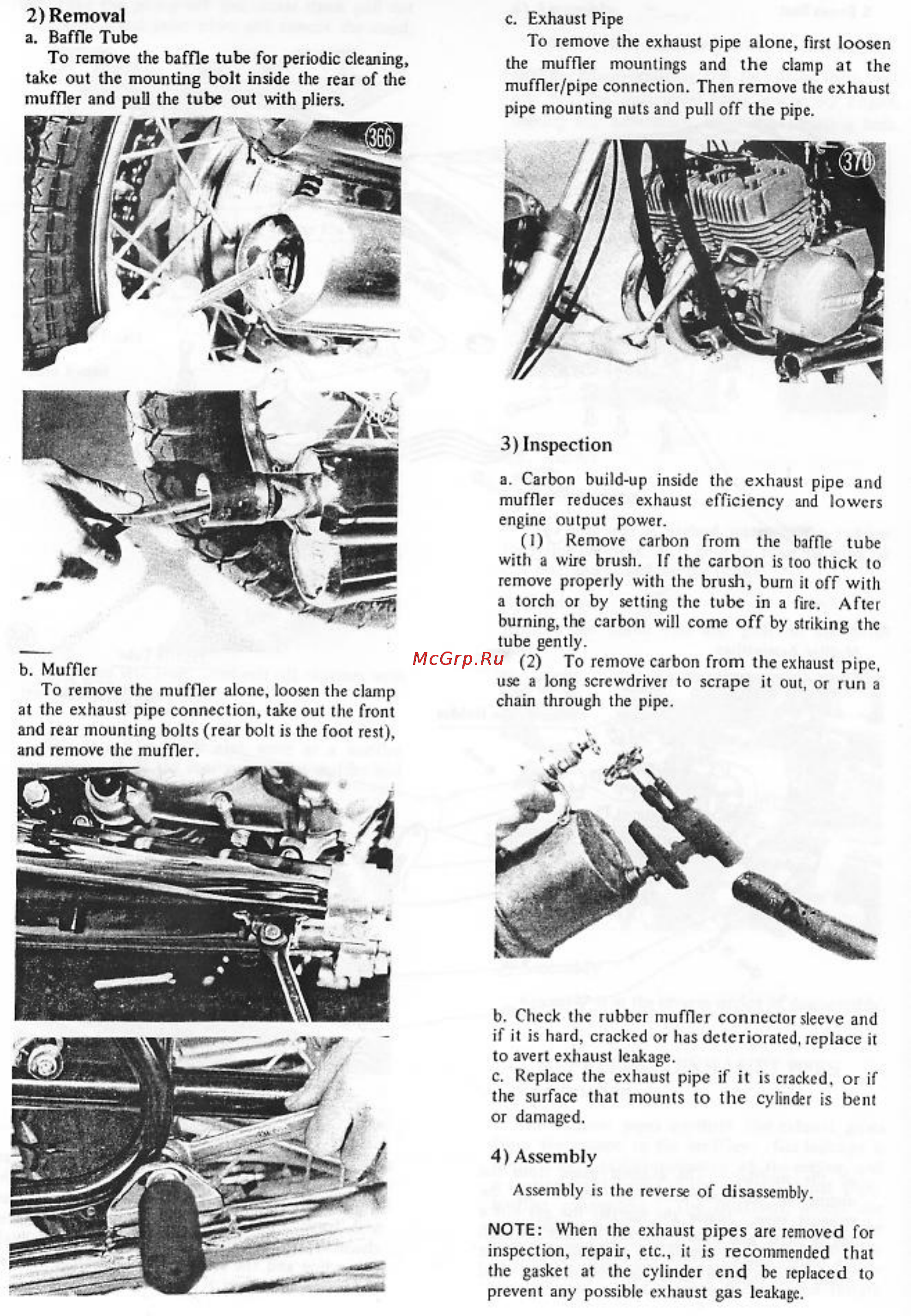 Kawasaki S2 (1972-1973) [106/129] Removal