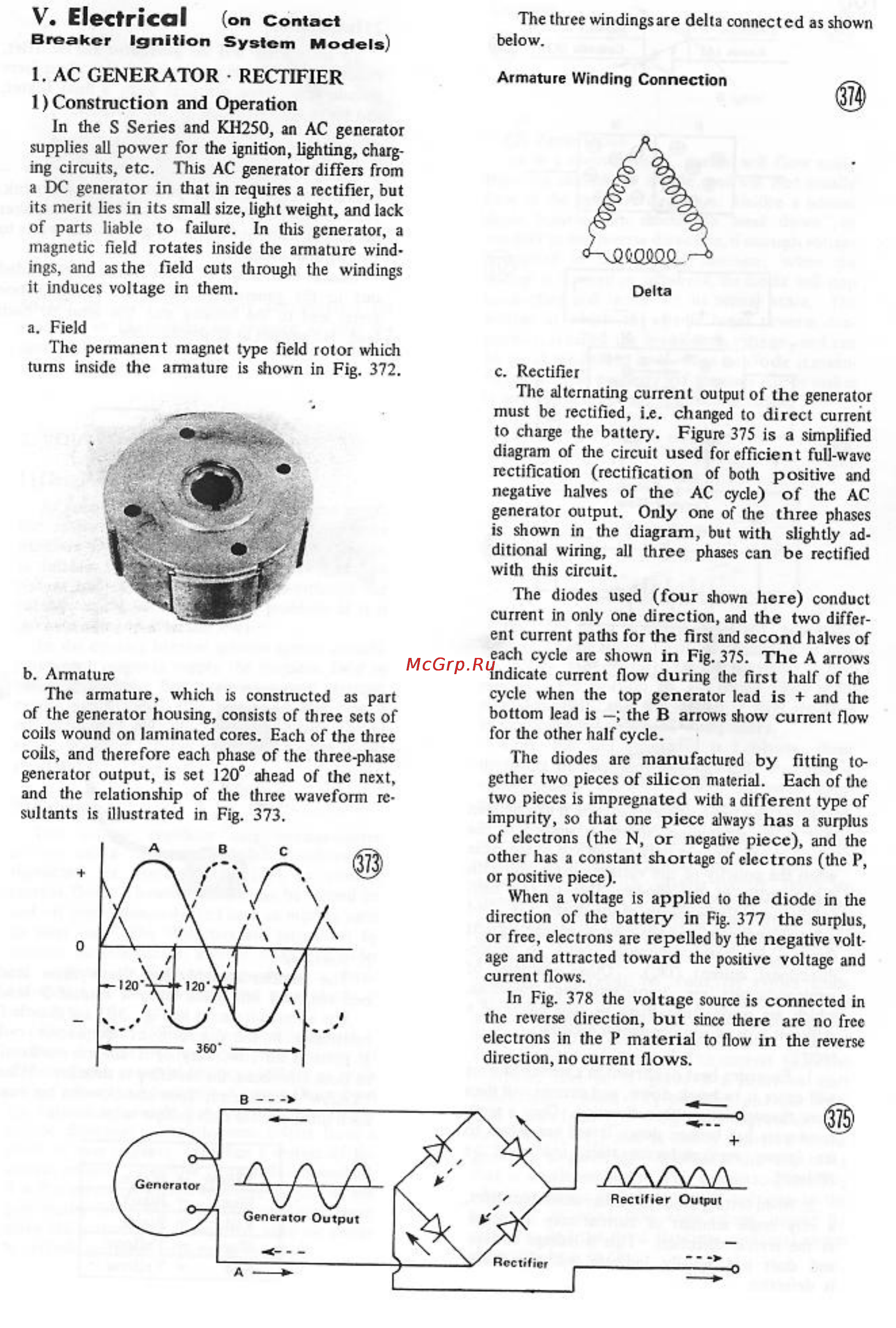 Kawasaki S2 (1972-1973) [107/129] Electrical contact breaker models