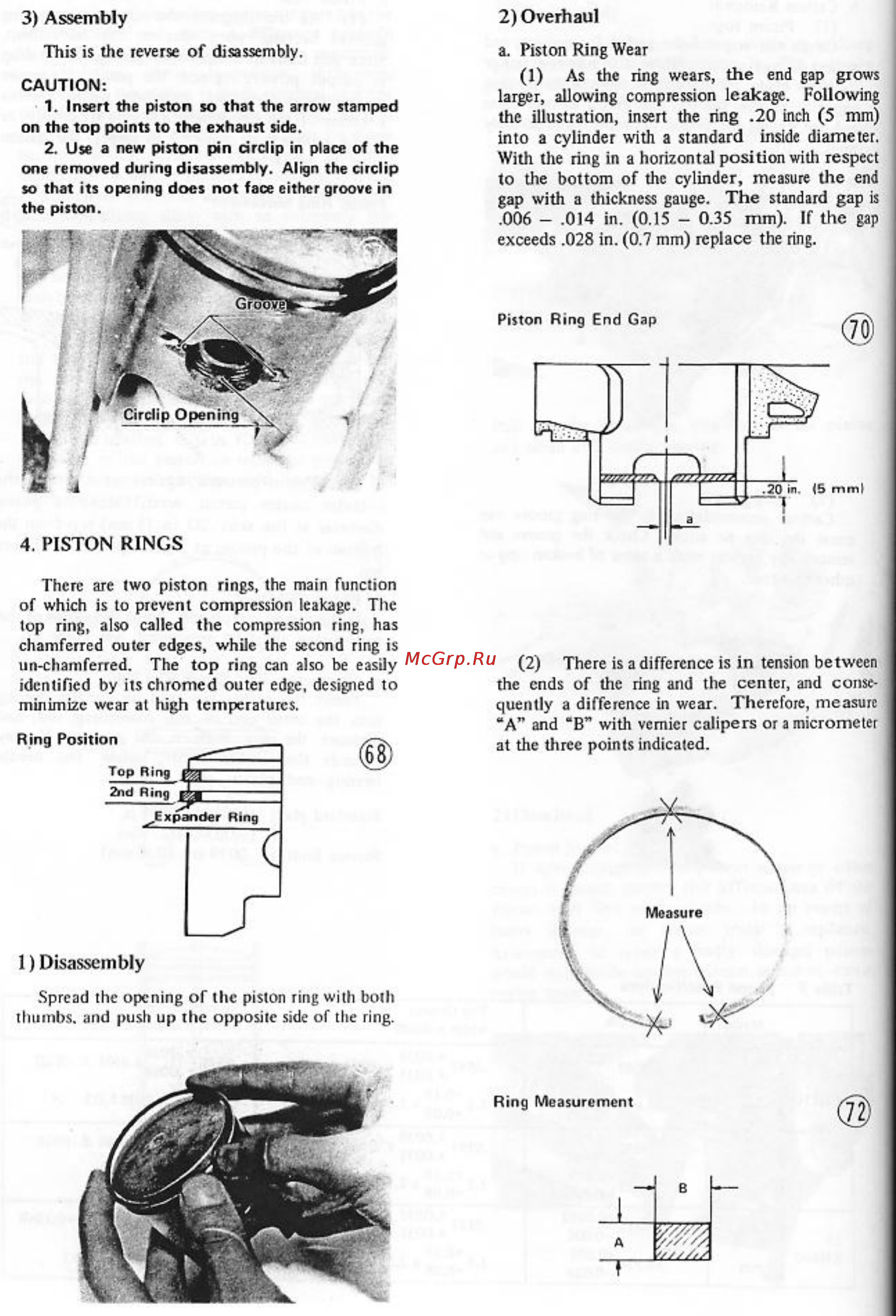 Kawasaki S2 (1972-1973) [26/129] Piston rings