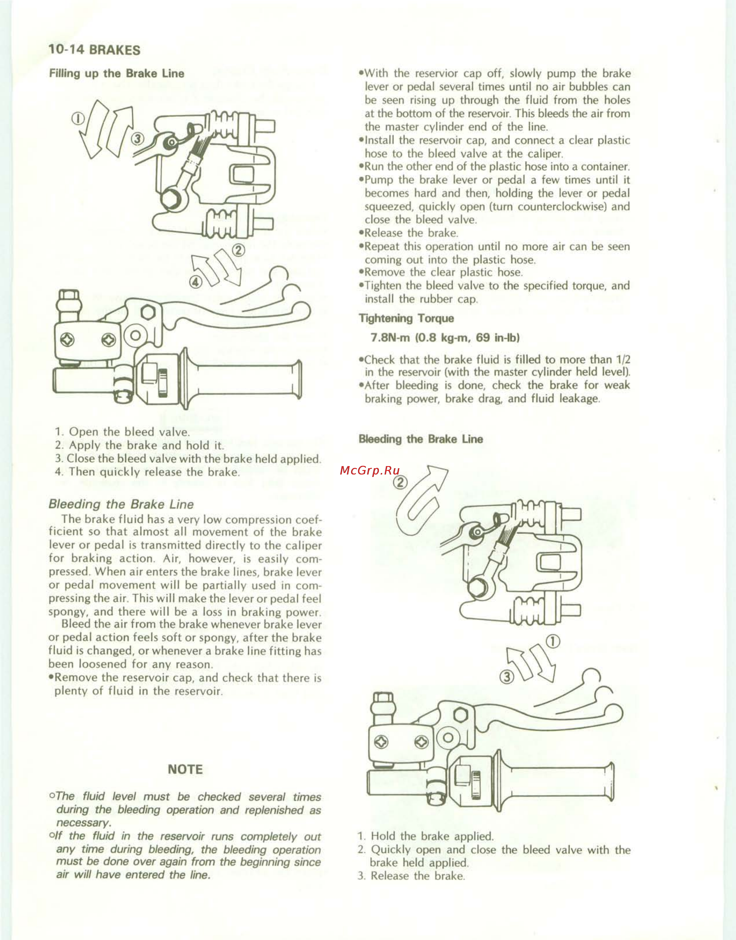 Kawasaki KDX200 (1989-1994) [123/174] N m 0 kg m 69 in4b