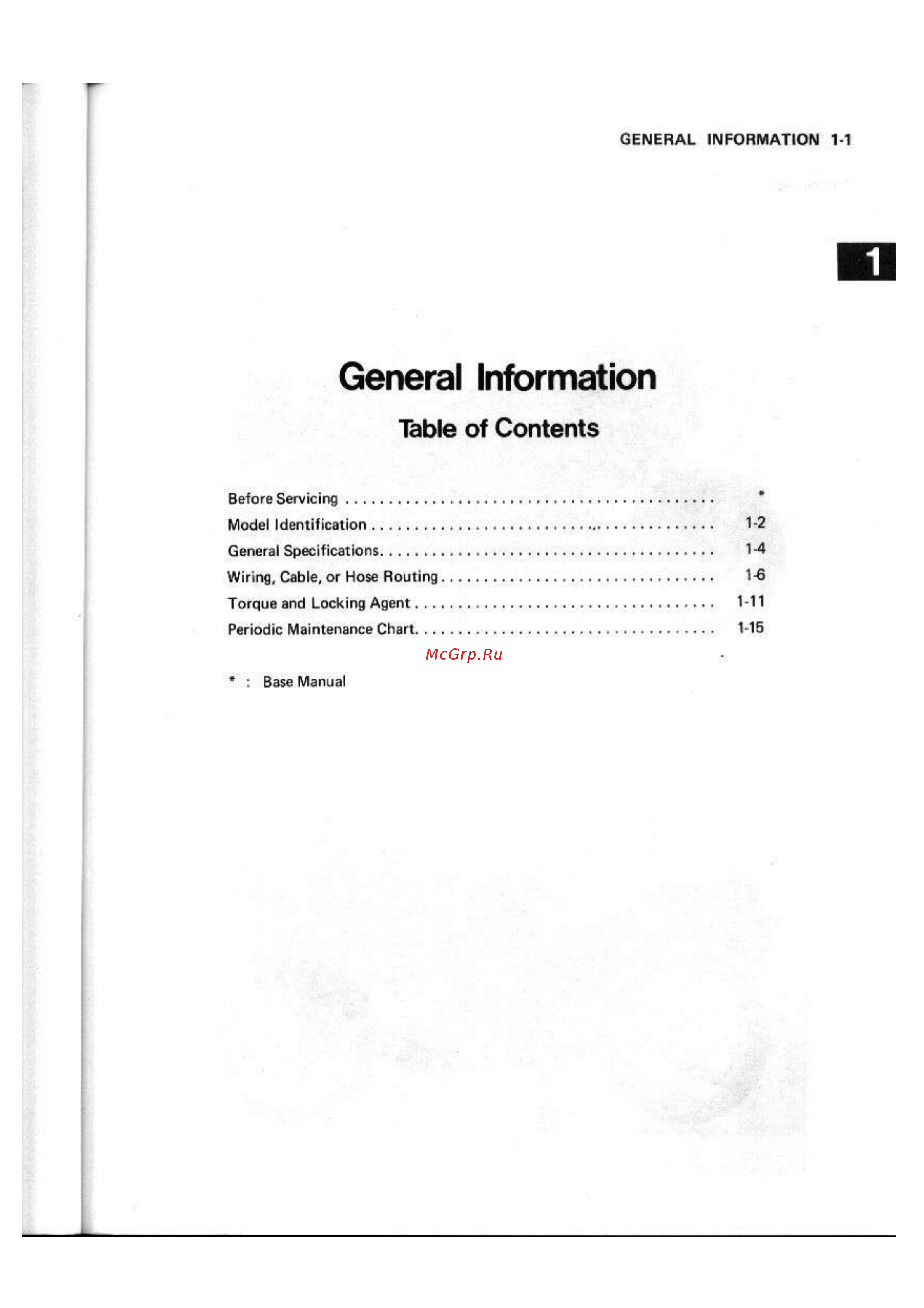 Kawasaki NINJA EX250R (1987) [13/248] General information