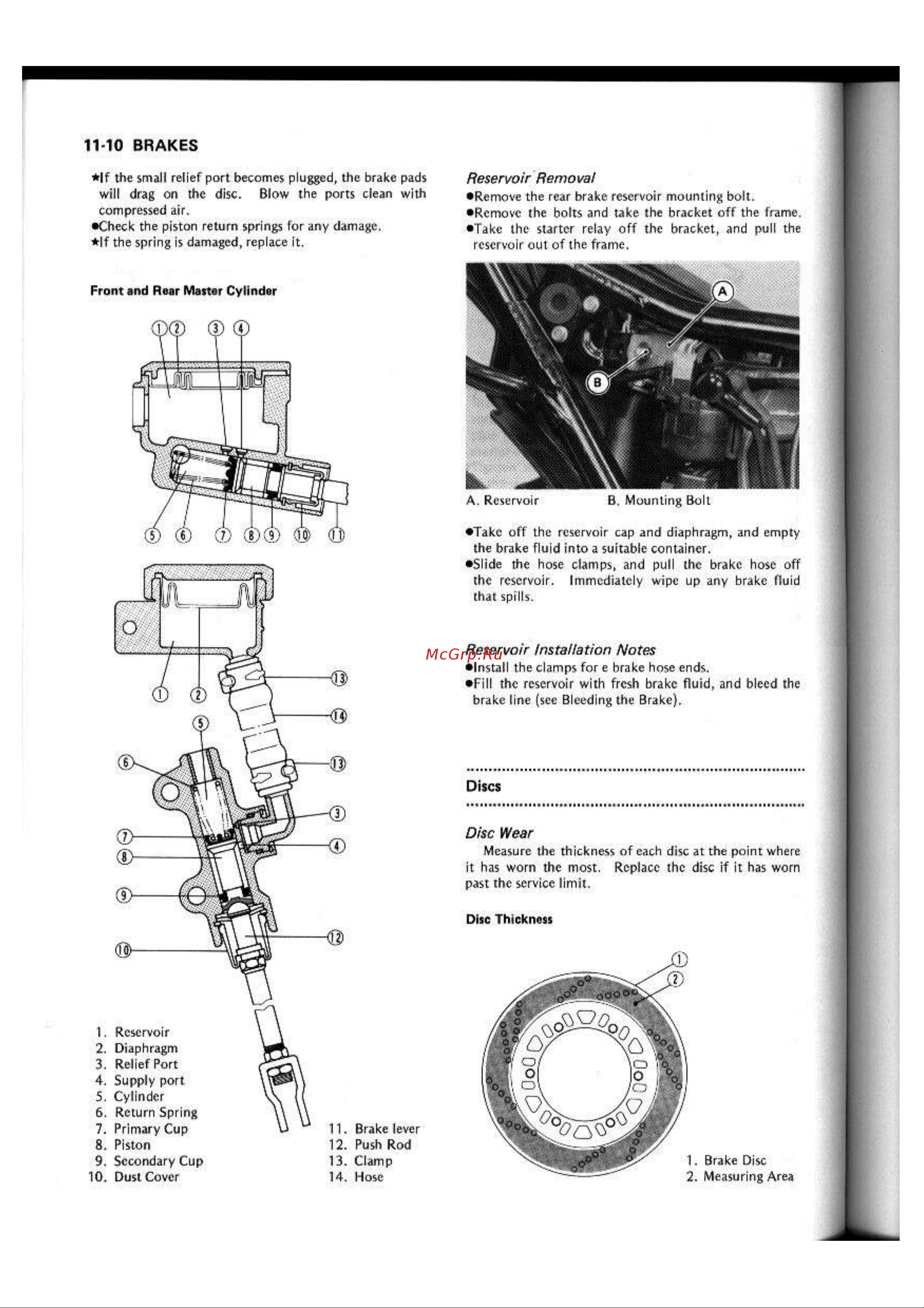 Kawasaki GPX250R (1987) [165/248] 10 brakes