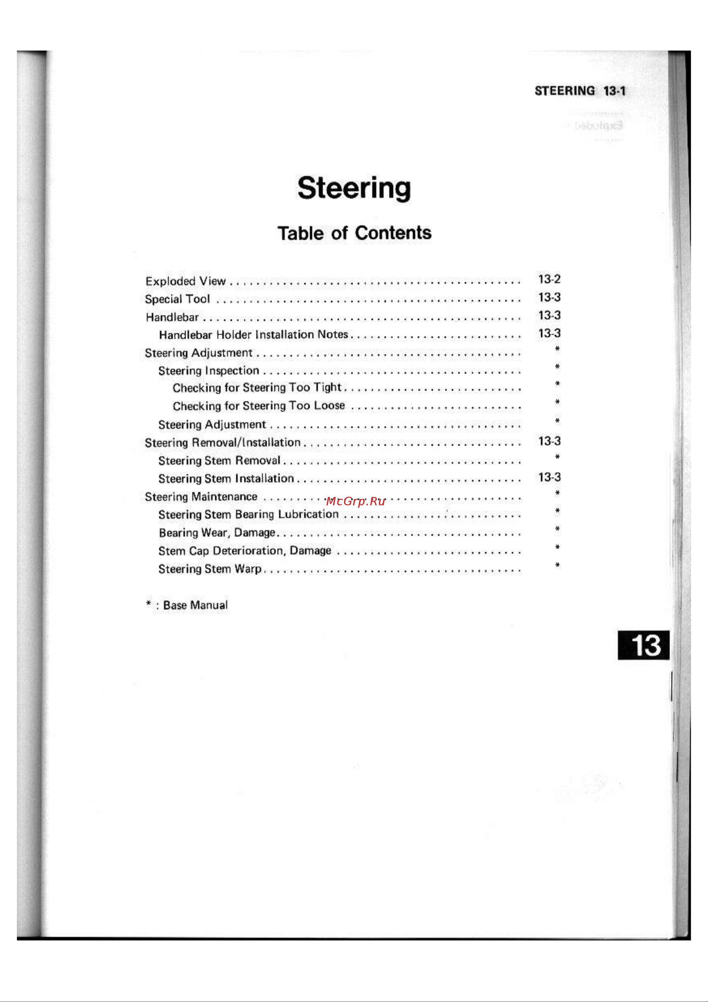 Kawasaki NINJA EX250R (1987) [181/248] Steering
