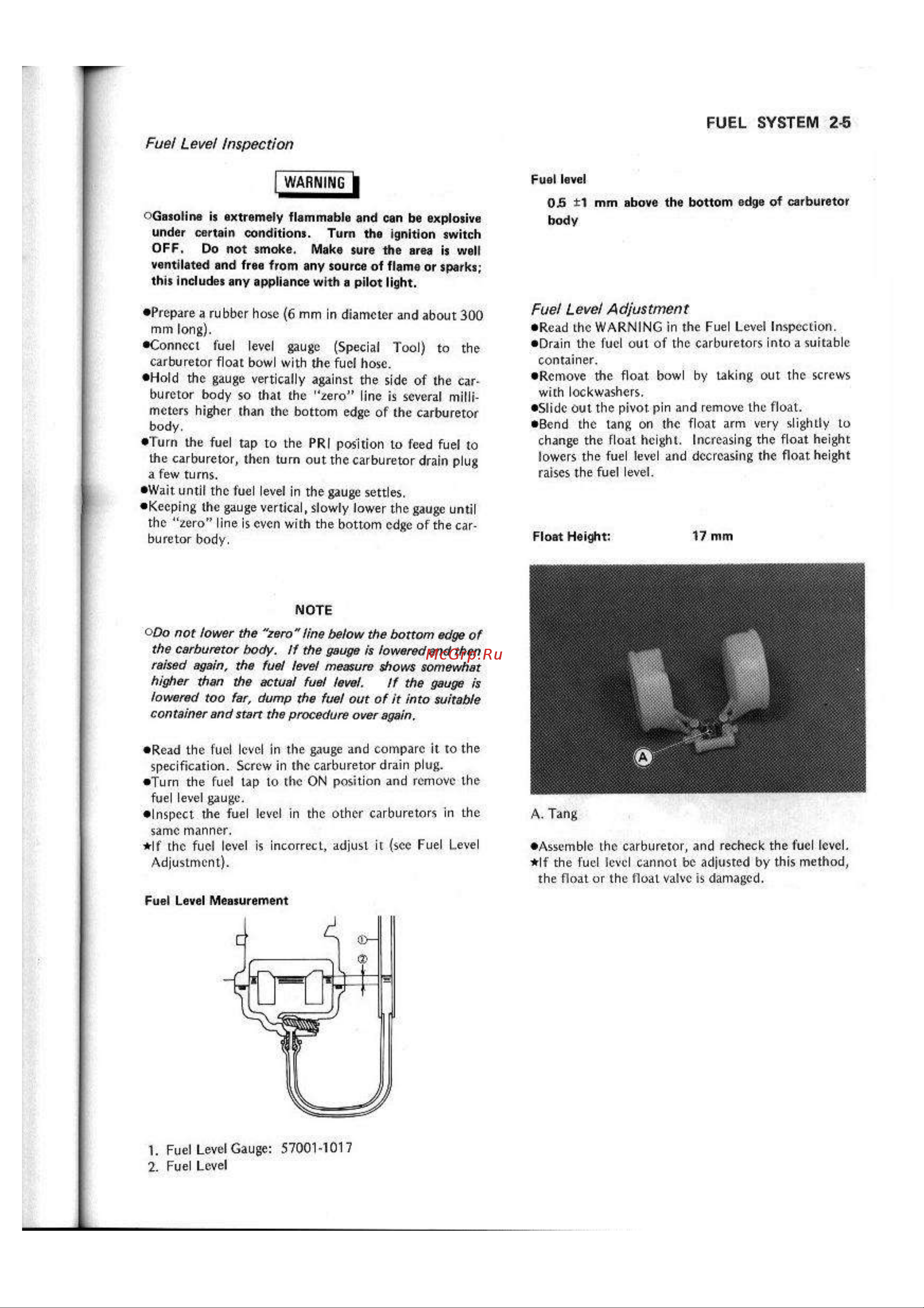 Kawasaki GPX250R (1987) [37/248] Fuel system 2 5