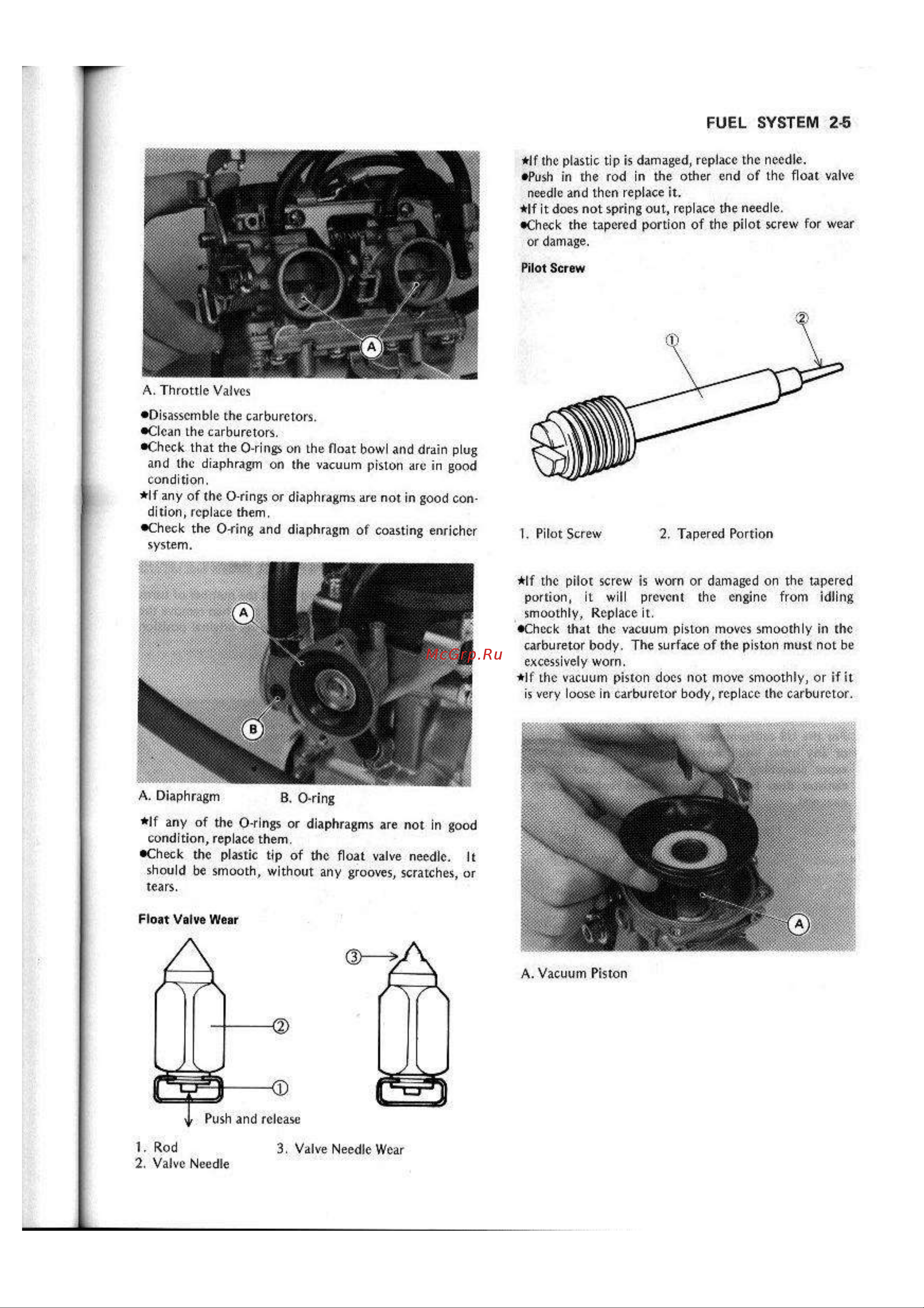 Kawasaki GPX250R (1987) [43/248] Fuel system 2 5