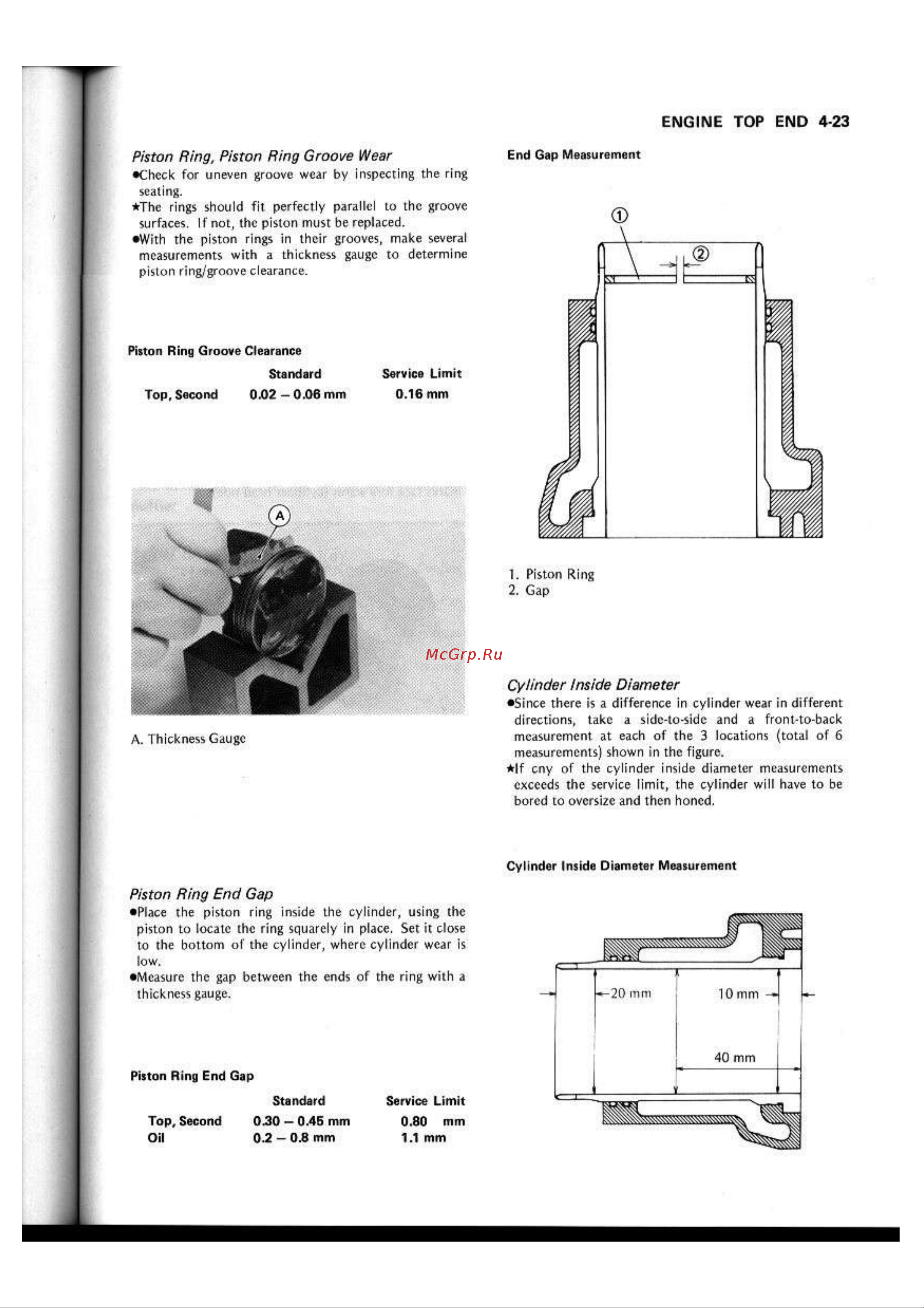 Kawasaki NINJA EX250R (1987) [81/248] Cylinder inside diameter
