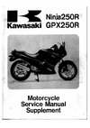 Kawasaki GPX250R (1988) Инструкция по эксплуатации
